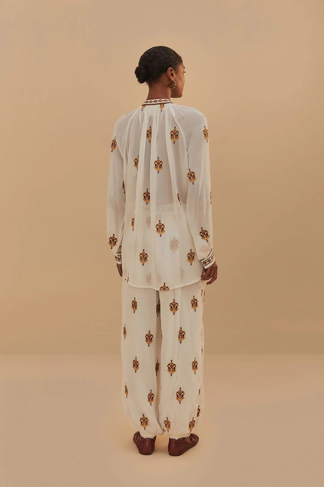 Off-White Anchor Tapestry Embroidered Pants - Image 4