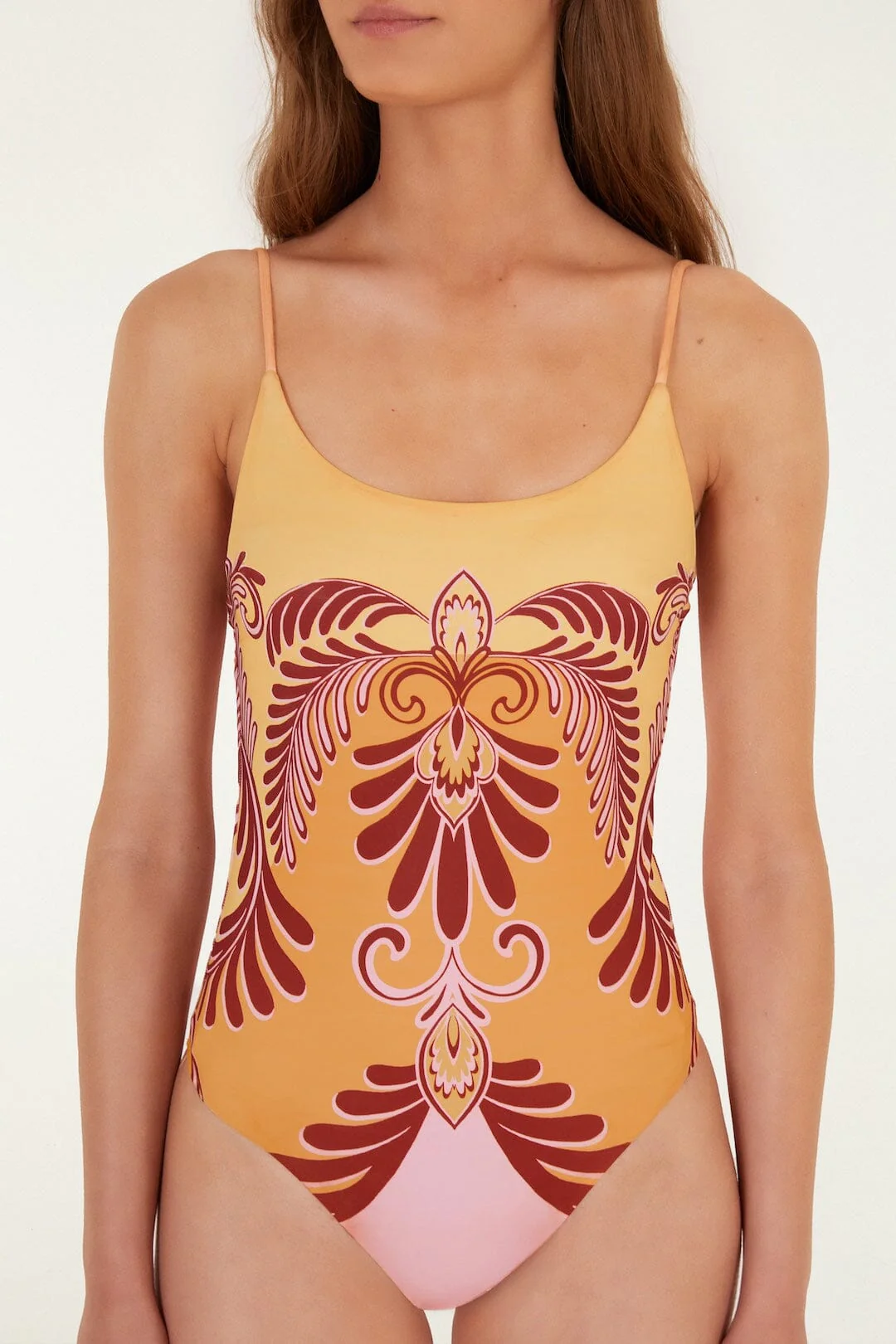 Soft Yellow Arabesc One Piece - Image 3
