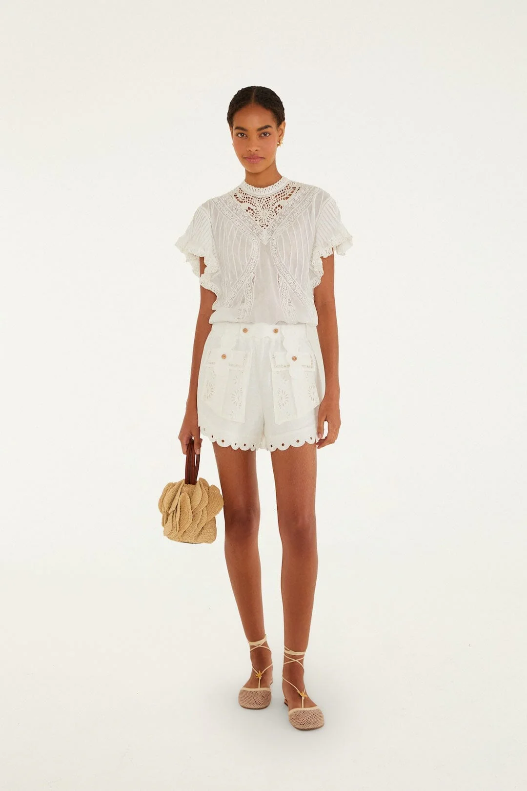 Off-White Artisanal Euroflax Premium Linen Short