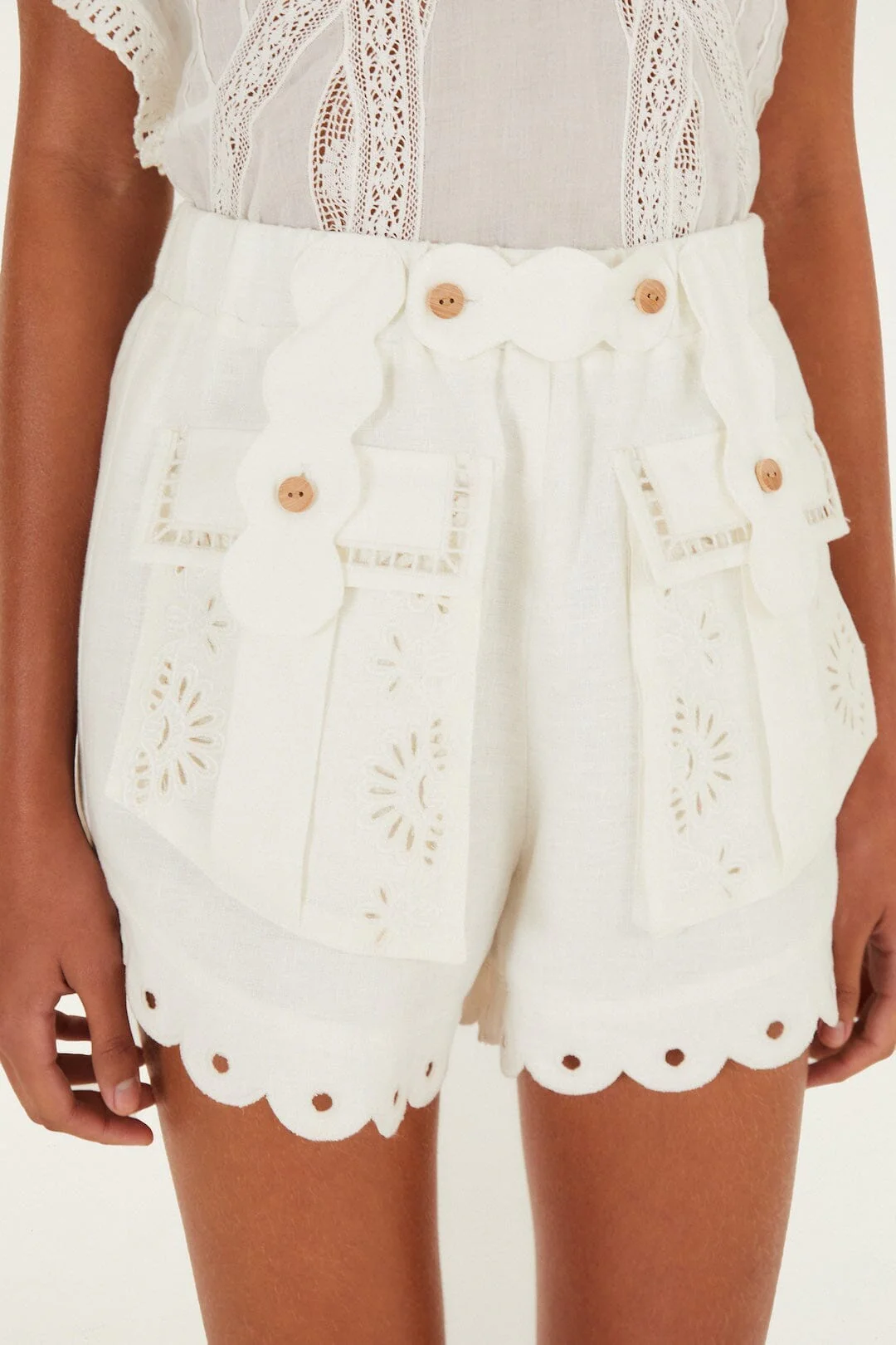 Off-White Artisanal Euroflax Premium Linen Short - Image 2