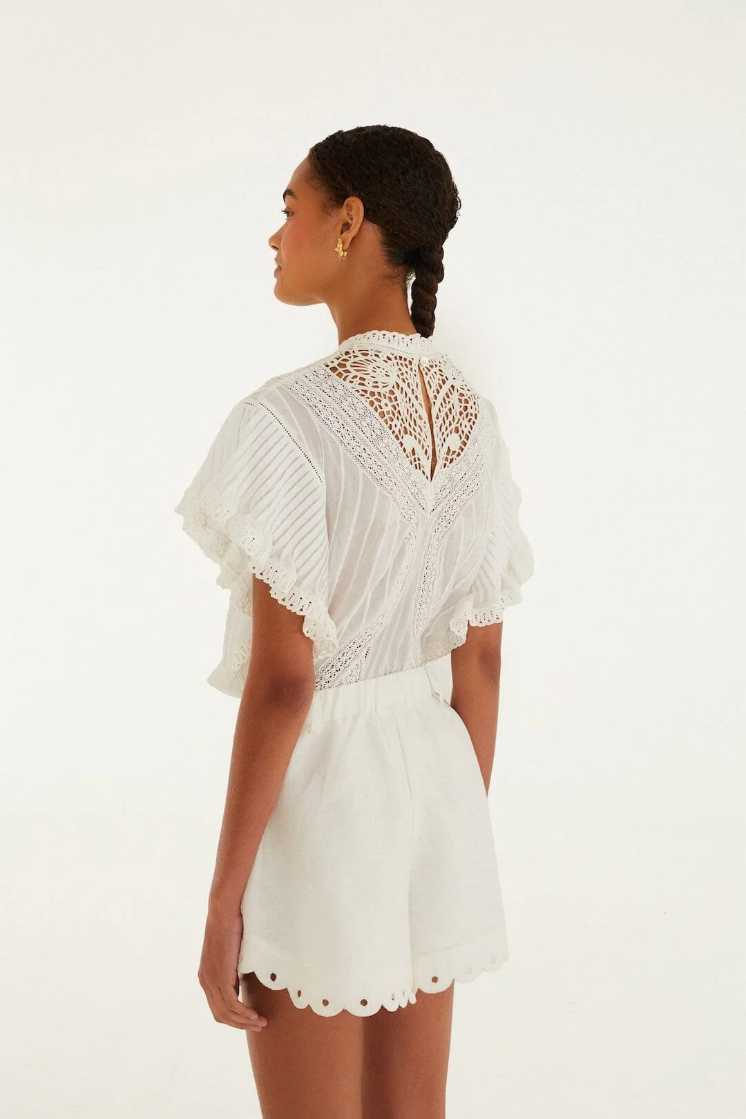Off-White Artisanal Euroflax Premium Linen Short - Image 3