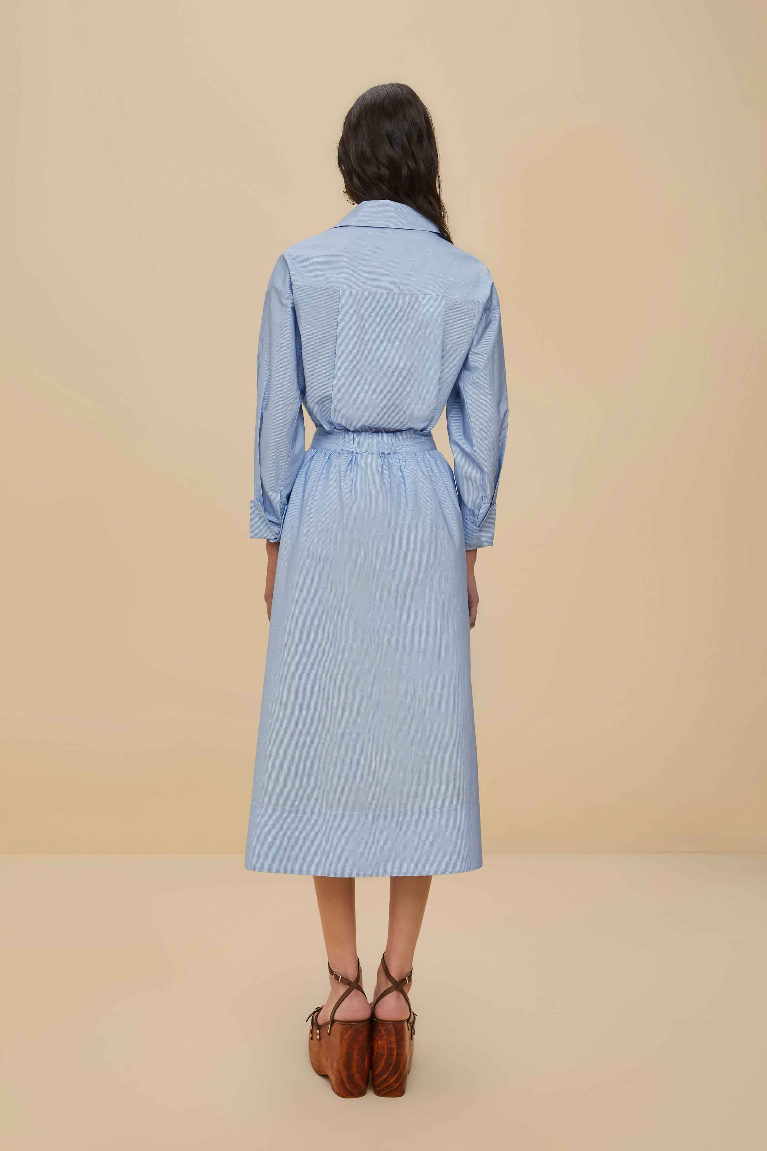Blue Banana Cocina Striped Midi Skirt - Image 3