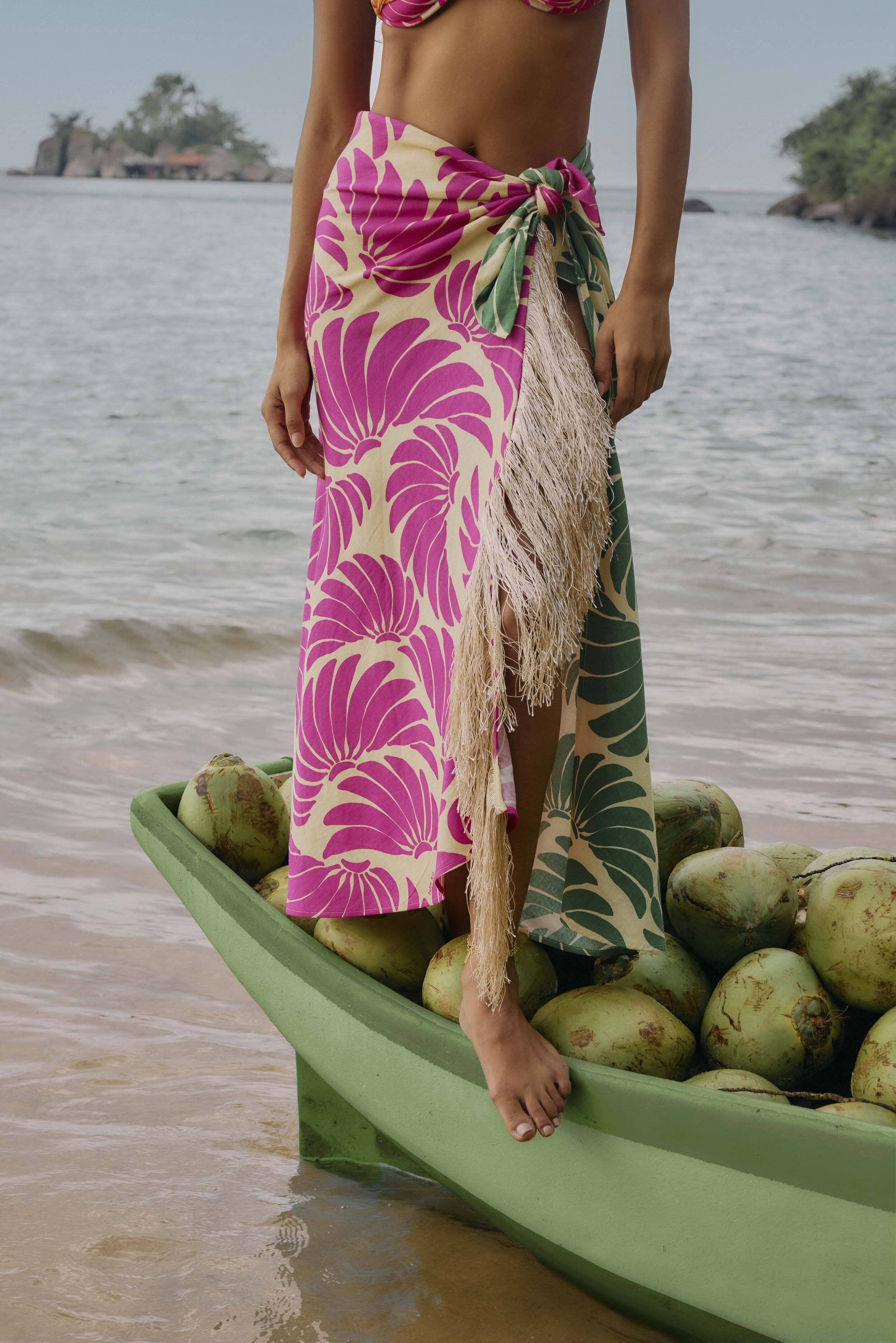 Banana Wings Midi Skirt - Image 2