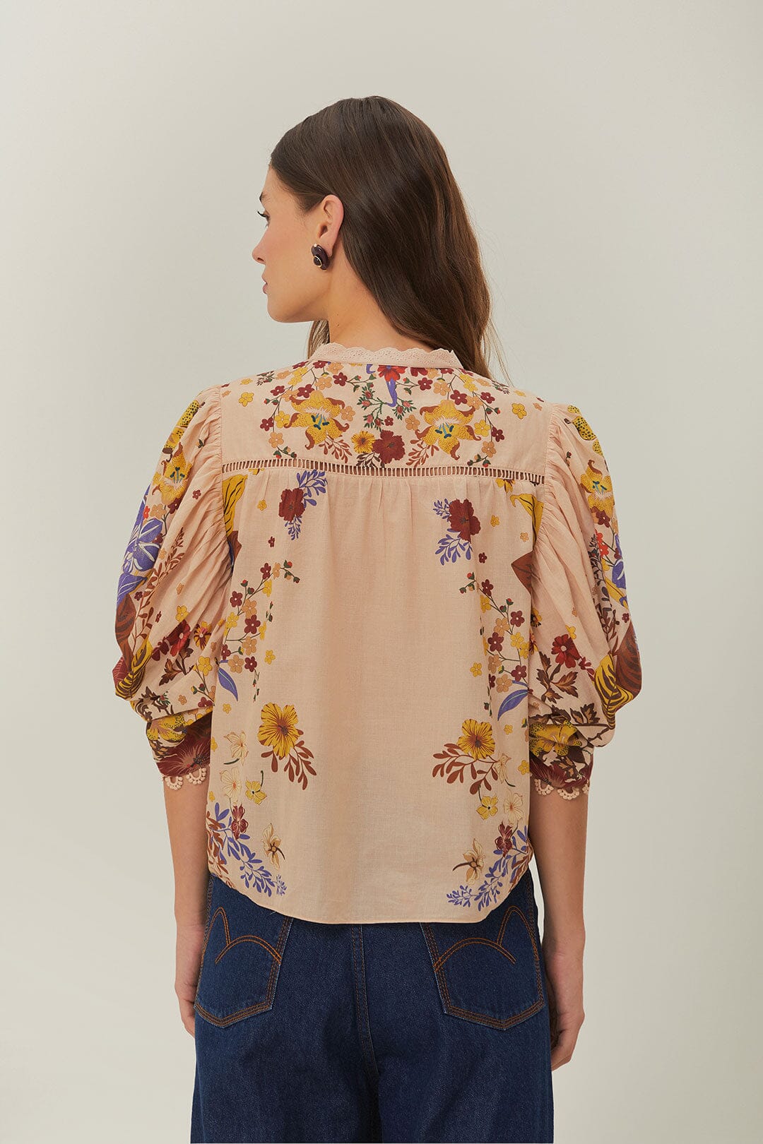 BEAUTY BOUQUET PINK BLOUSE - Image 4