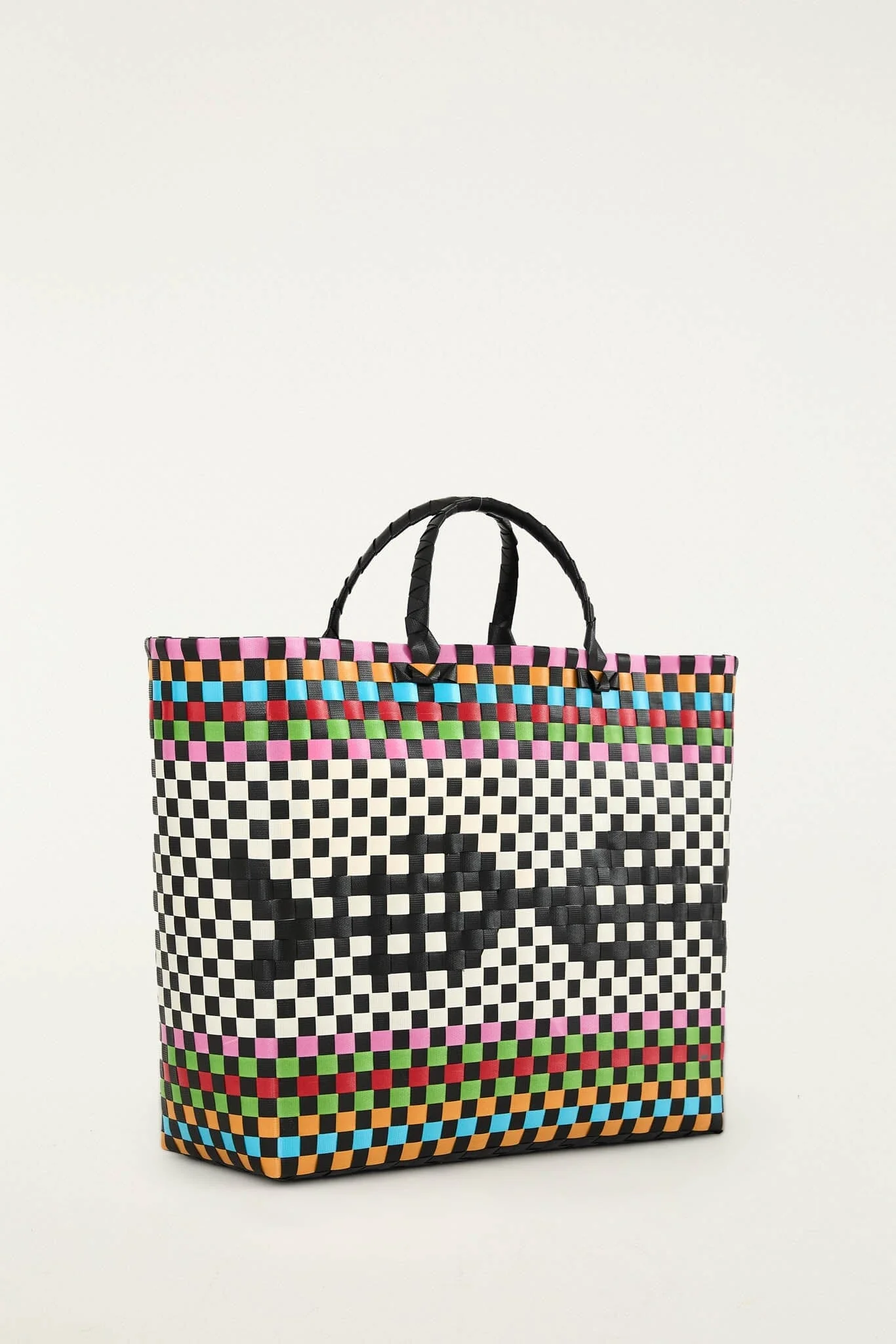 Black And White Fish Woven Bag - Image 2