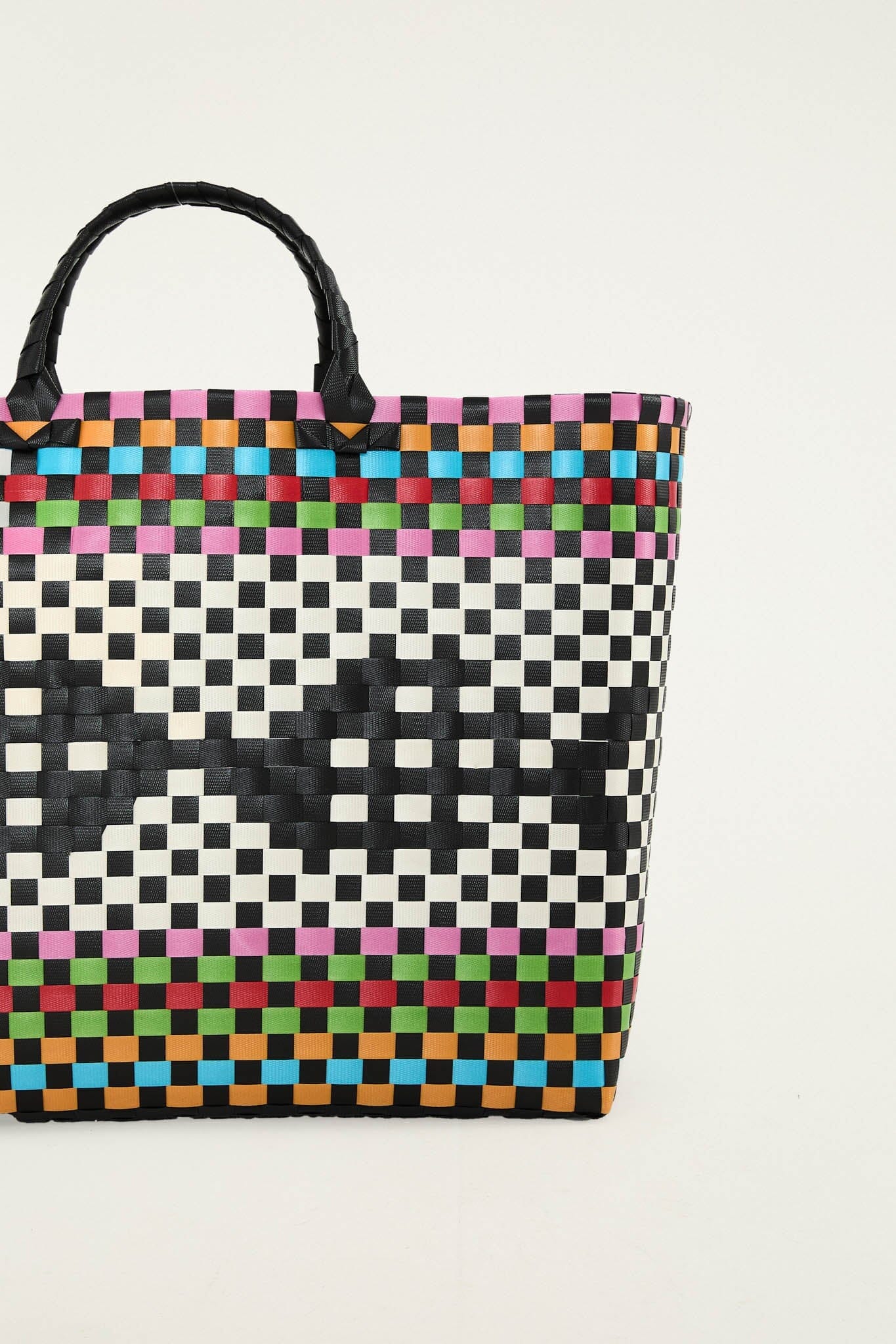 Black And White Fish Woven Bag - Image 3