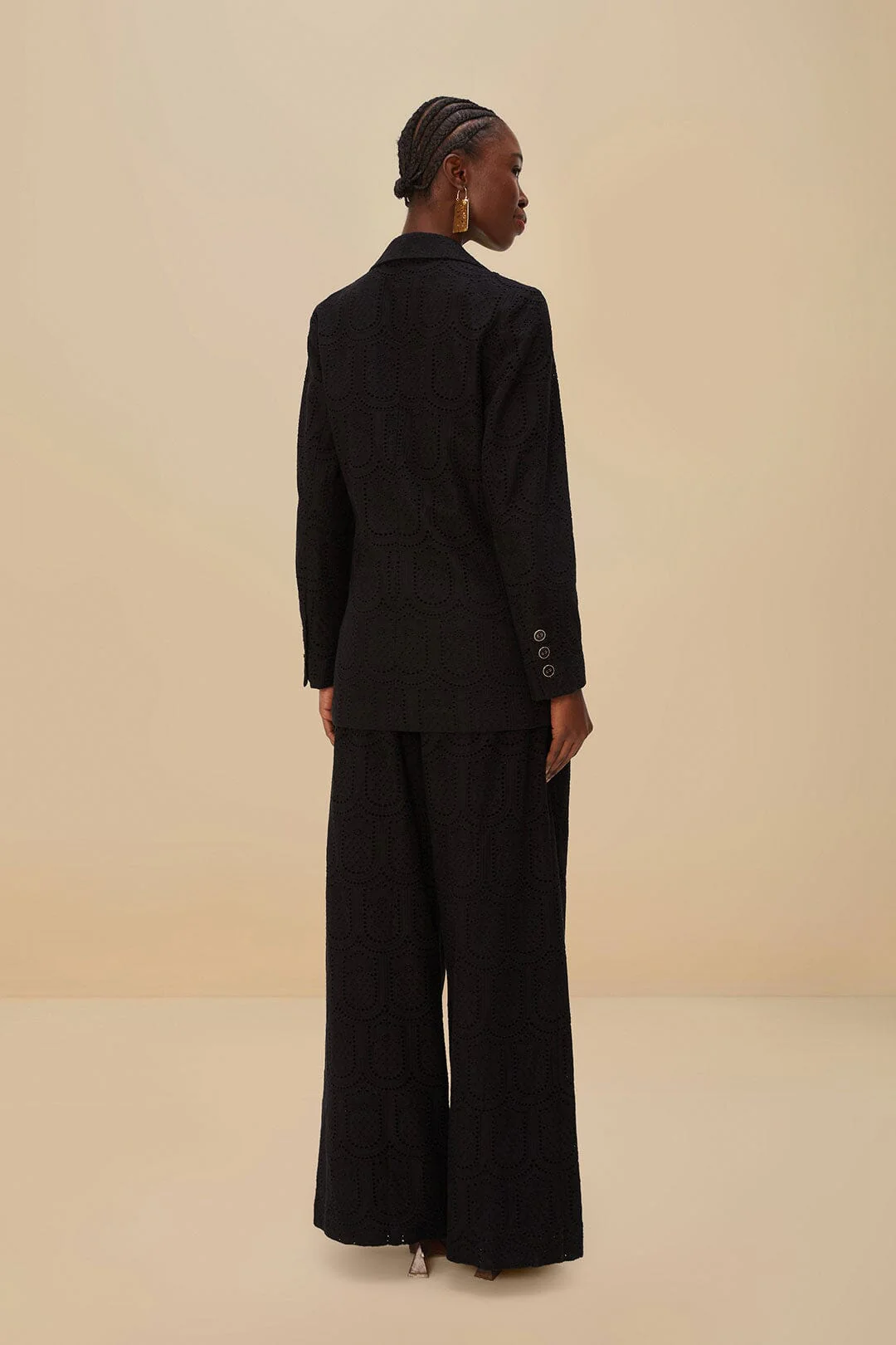 Black Eyelet Pants - Image 4