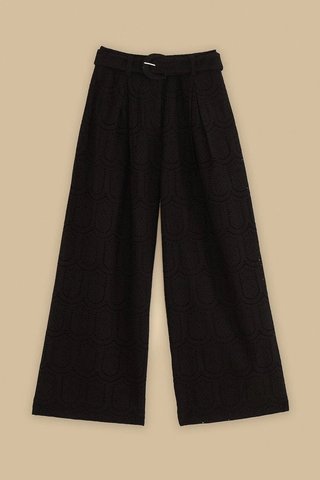 Black Eyelet Pants - Image 5