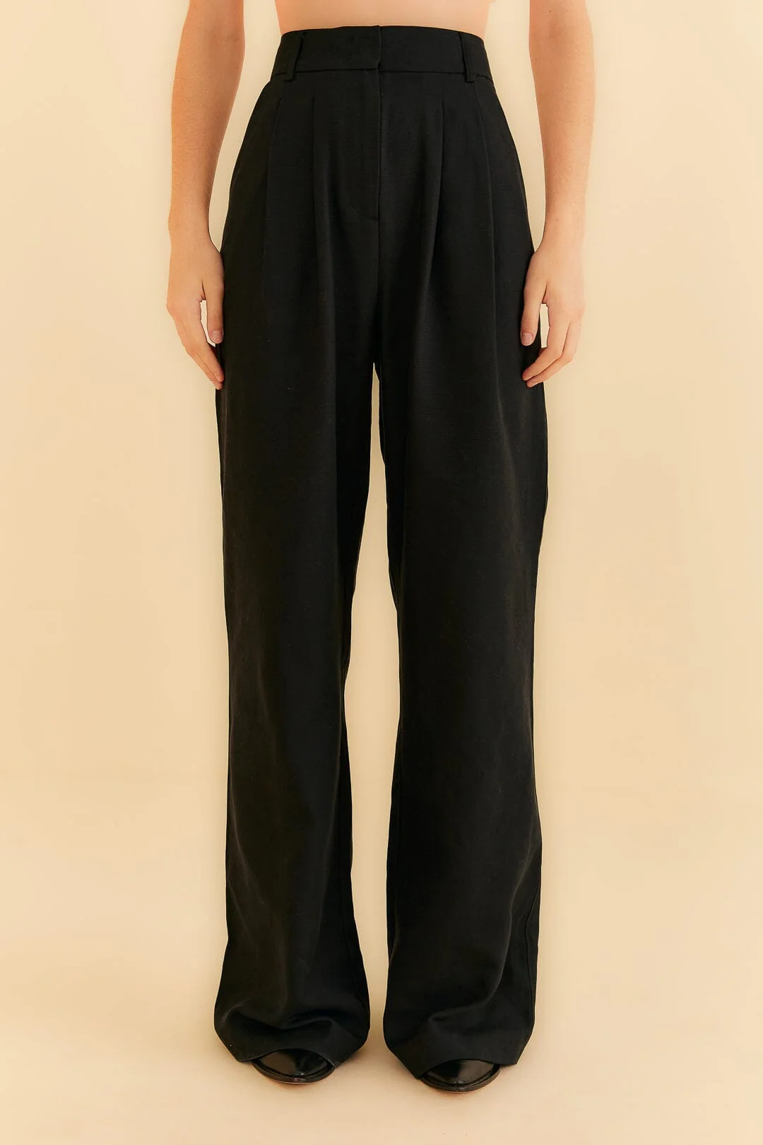 Black Low Waisted Pants - Image 3