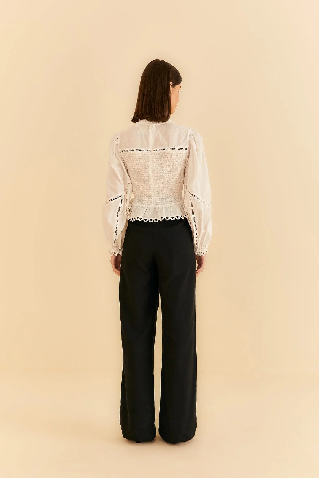 Black Low Waisted Pants - Image 4