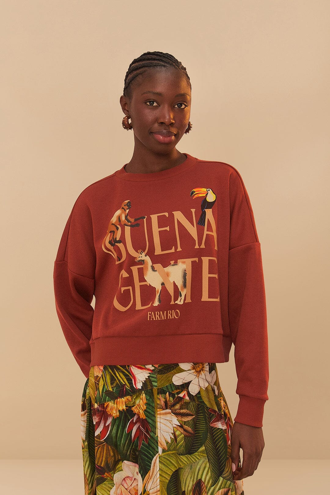 Brown Buena Gente Sweatshirt - Image 2