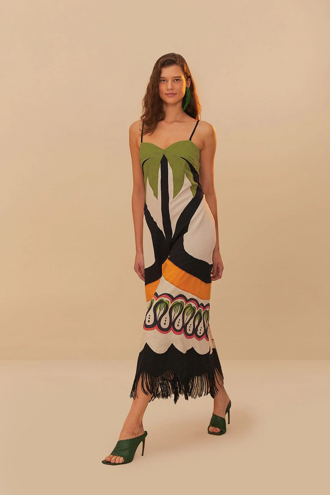 COCONUT TREE FLOW CUTWORK DRESS - Image 4