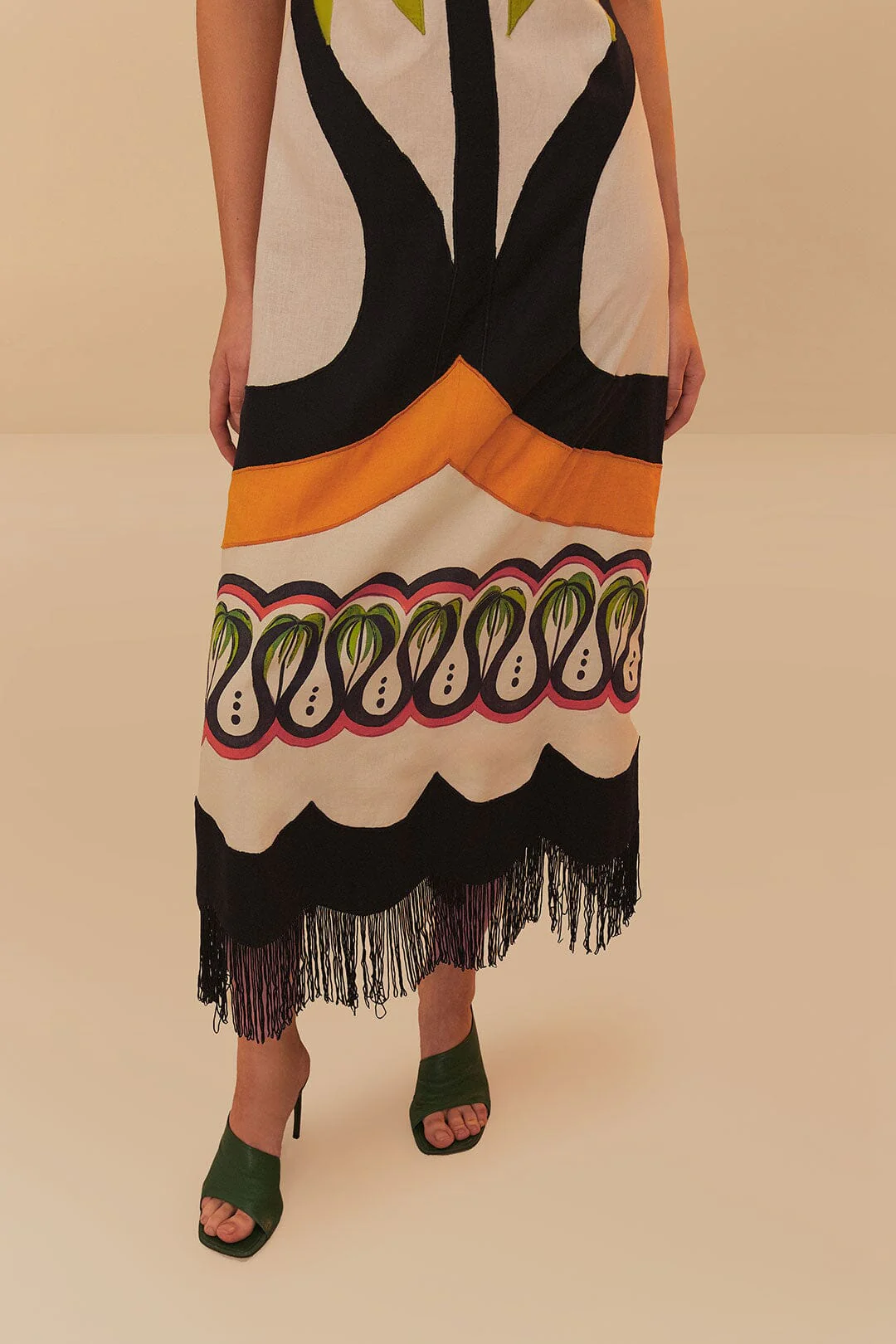 COCONUT TREE FLOW CUTWORK DRESS - Image 5