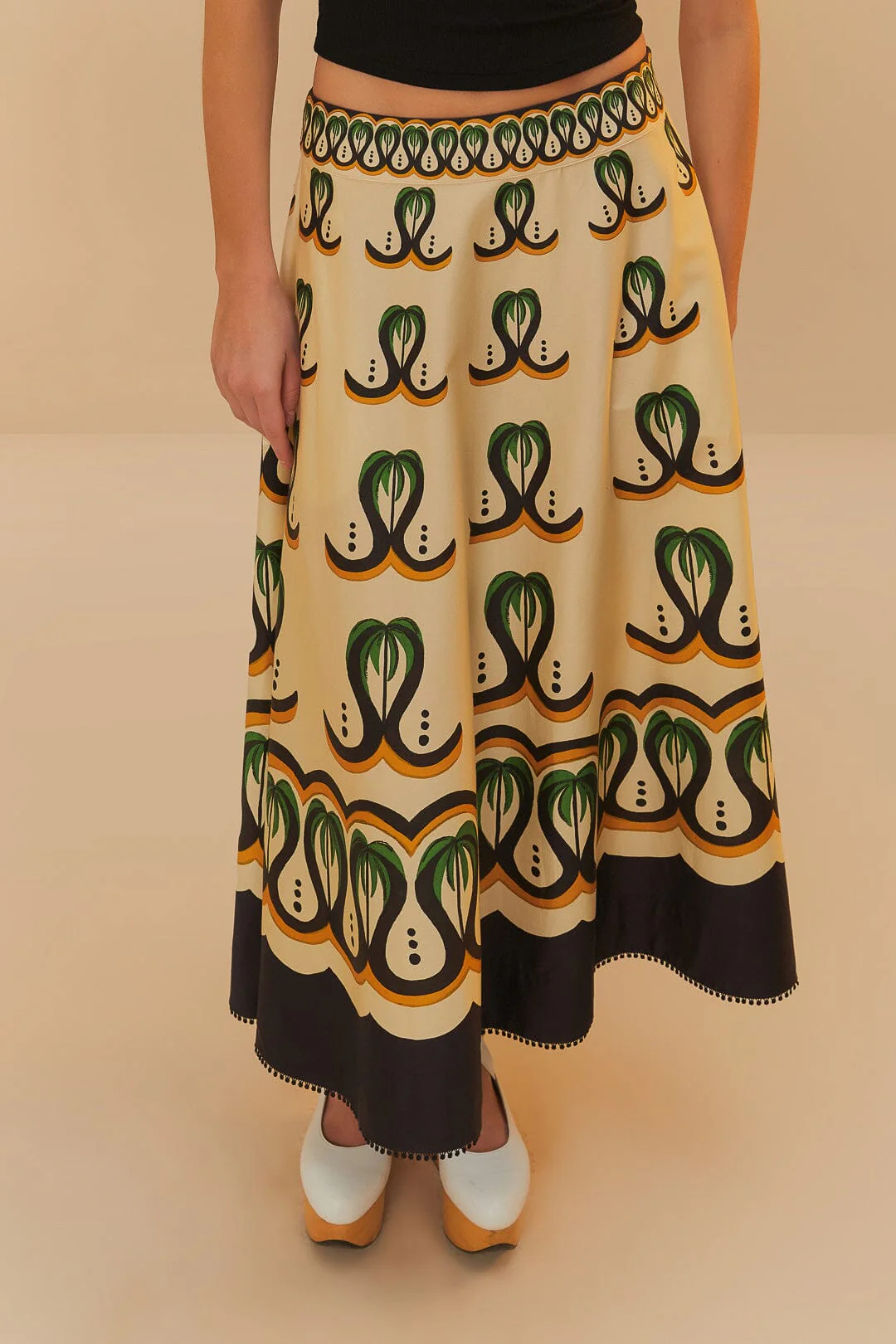 Off-White Coconut Tree Flow Skirt - Image 2
