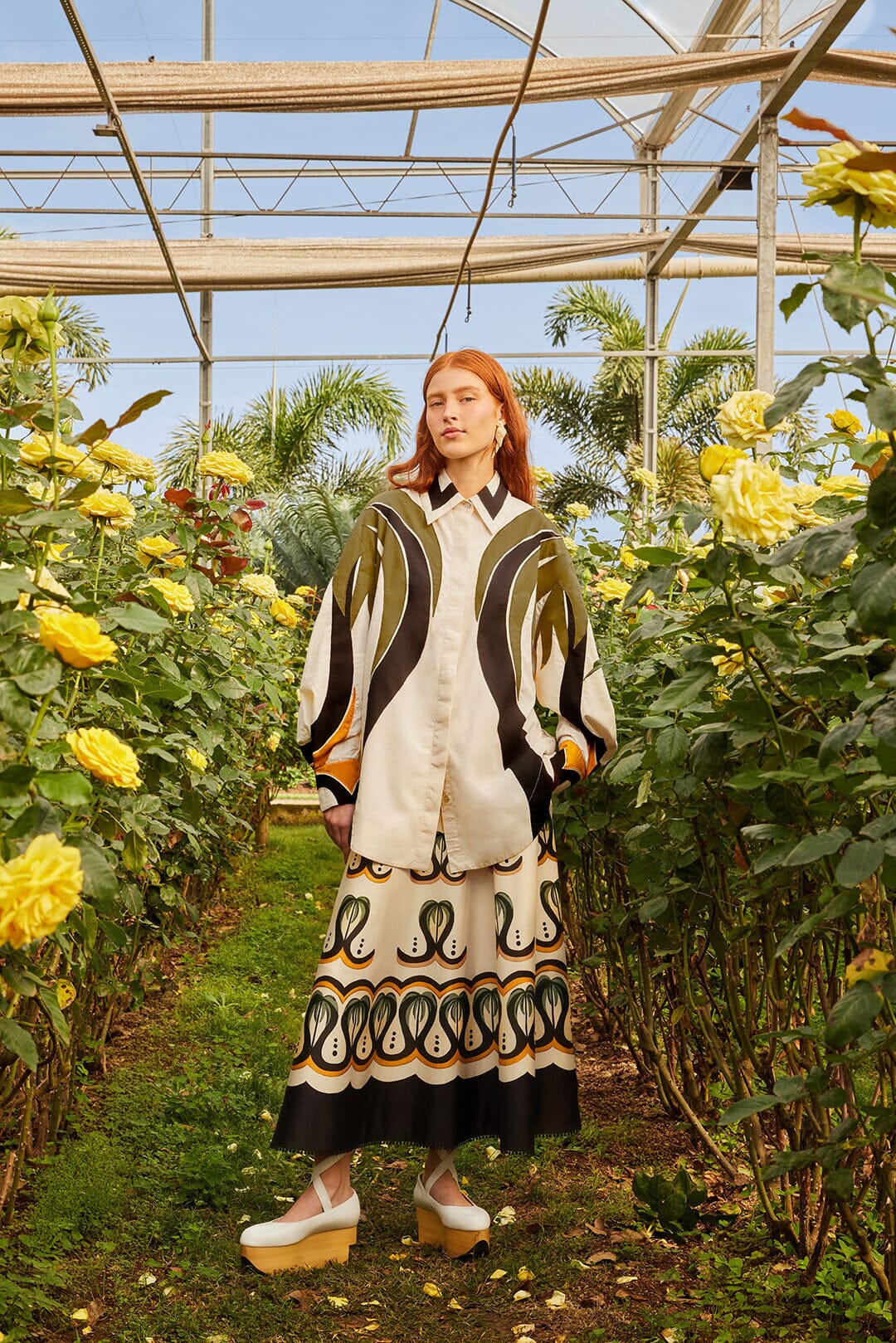 Off-White Coconut Tree Flow Skirt - Image 3
