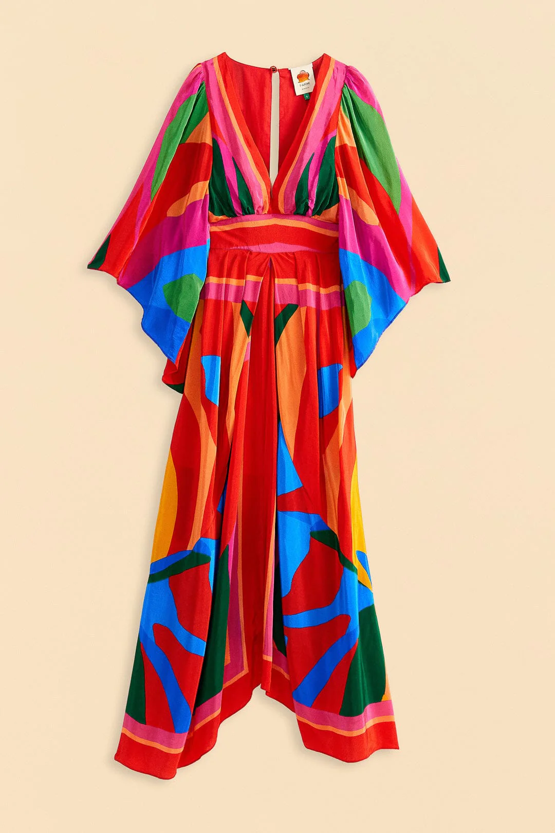 Colorful Leaves Midi Dress - Image 4