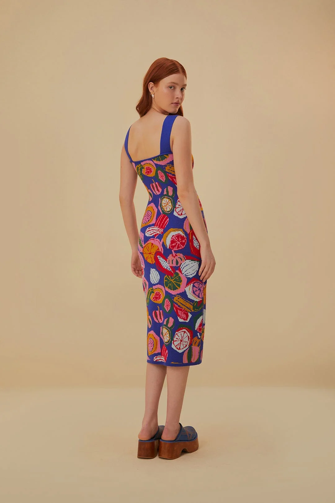 Colorful Salad Knit Dress - Image 3