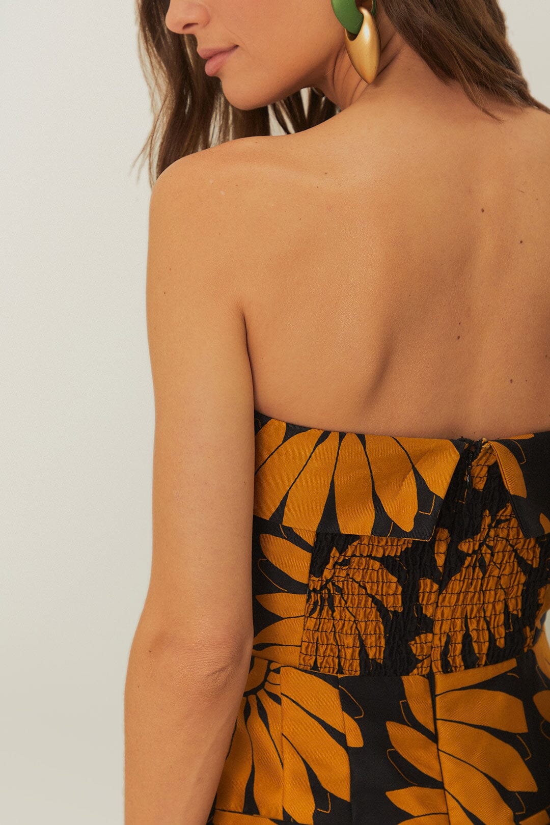 COPABANANA YELLOW STRAPLESS JUMPSUIT - Image 5