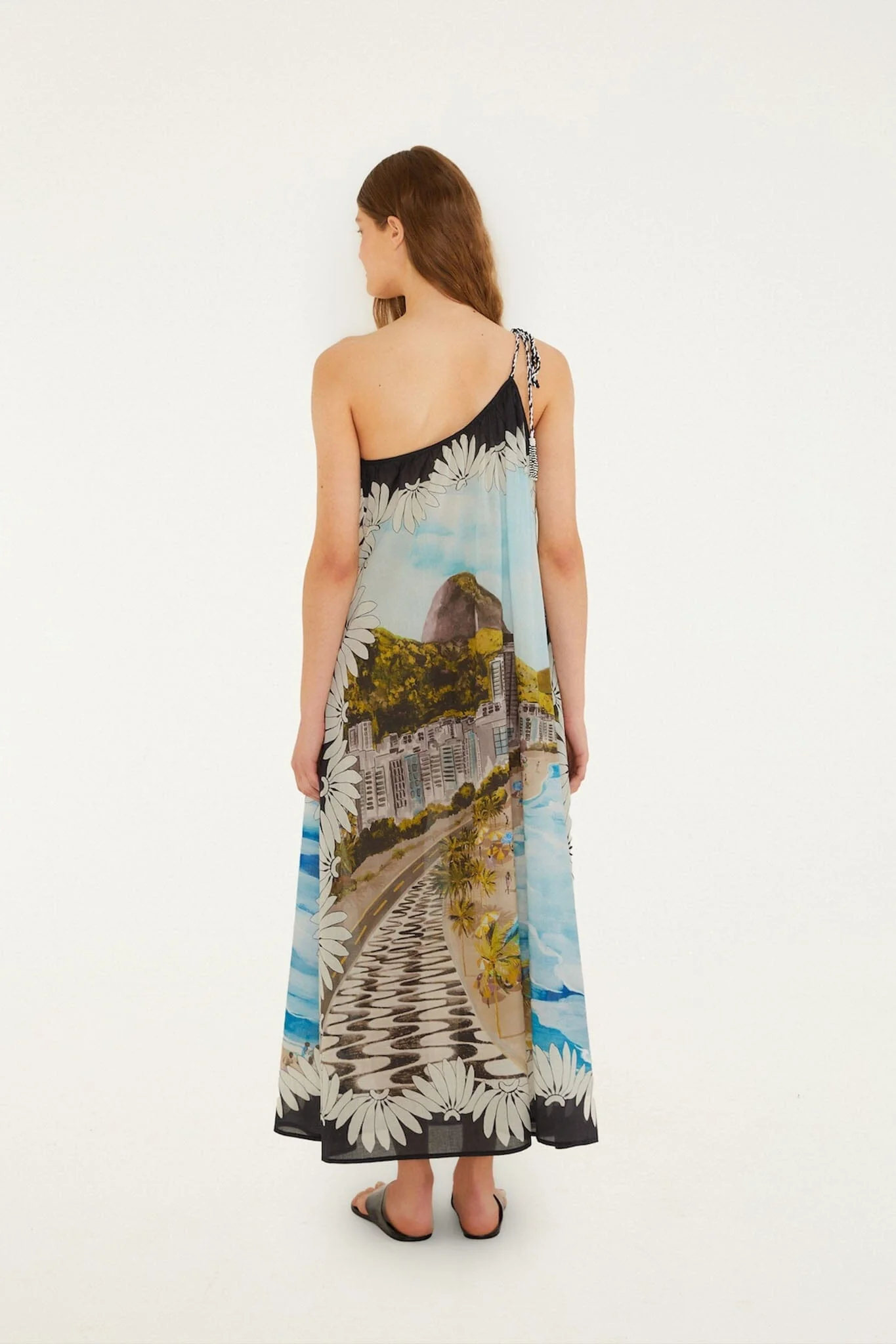 Multicolor Copacabana Beach Maxi Dress - Image 3