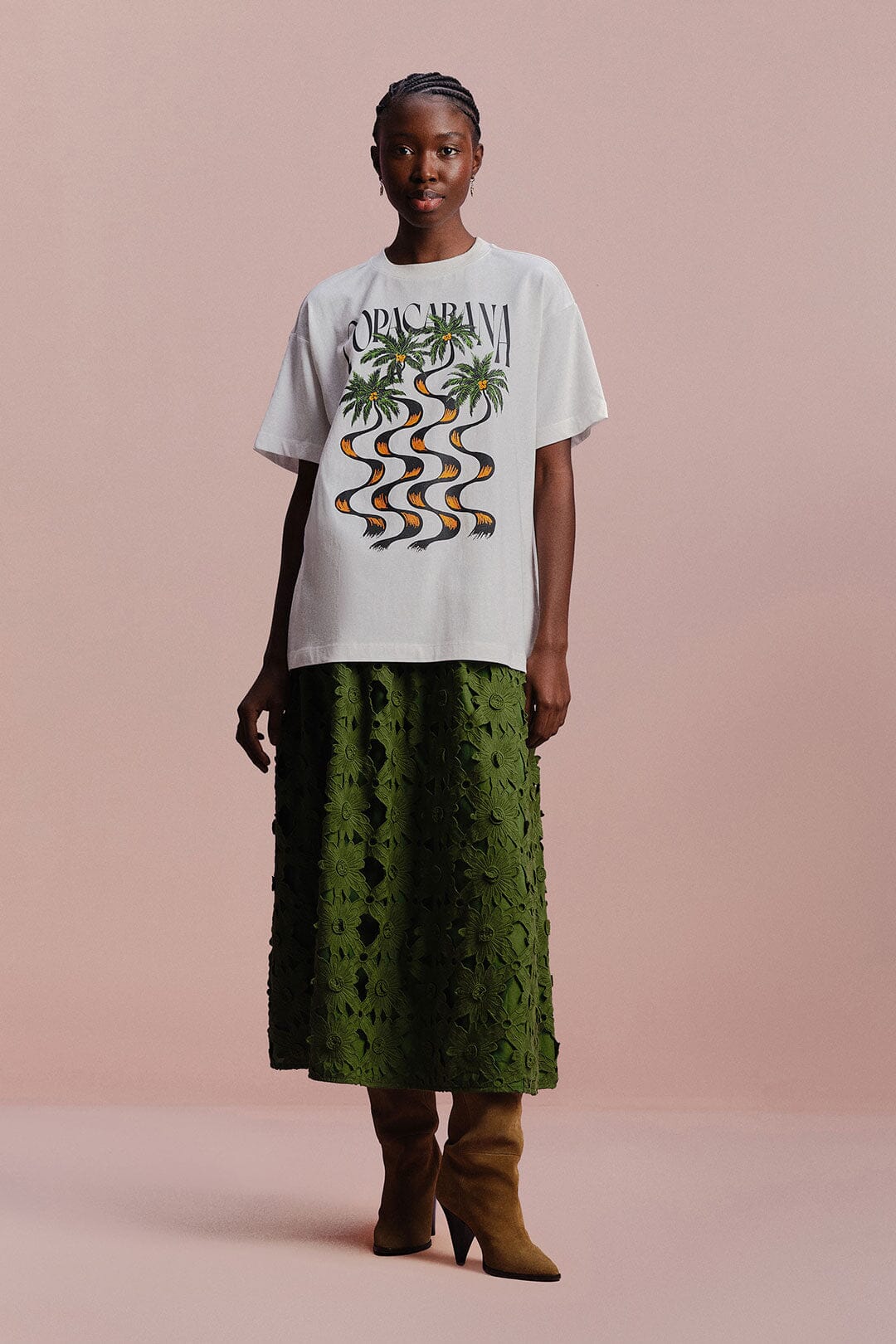 COPACABANA OFF-WHITE RELAXED T-SHIRT - Image 2