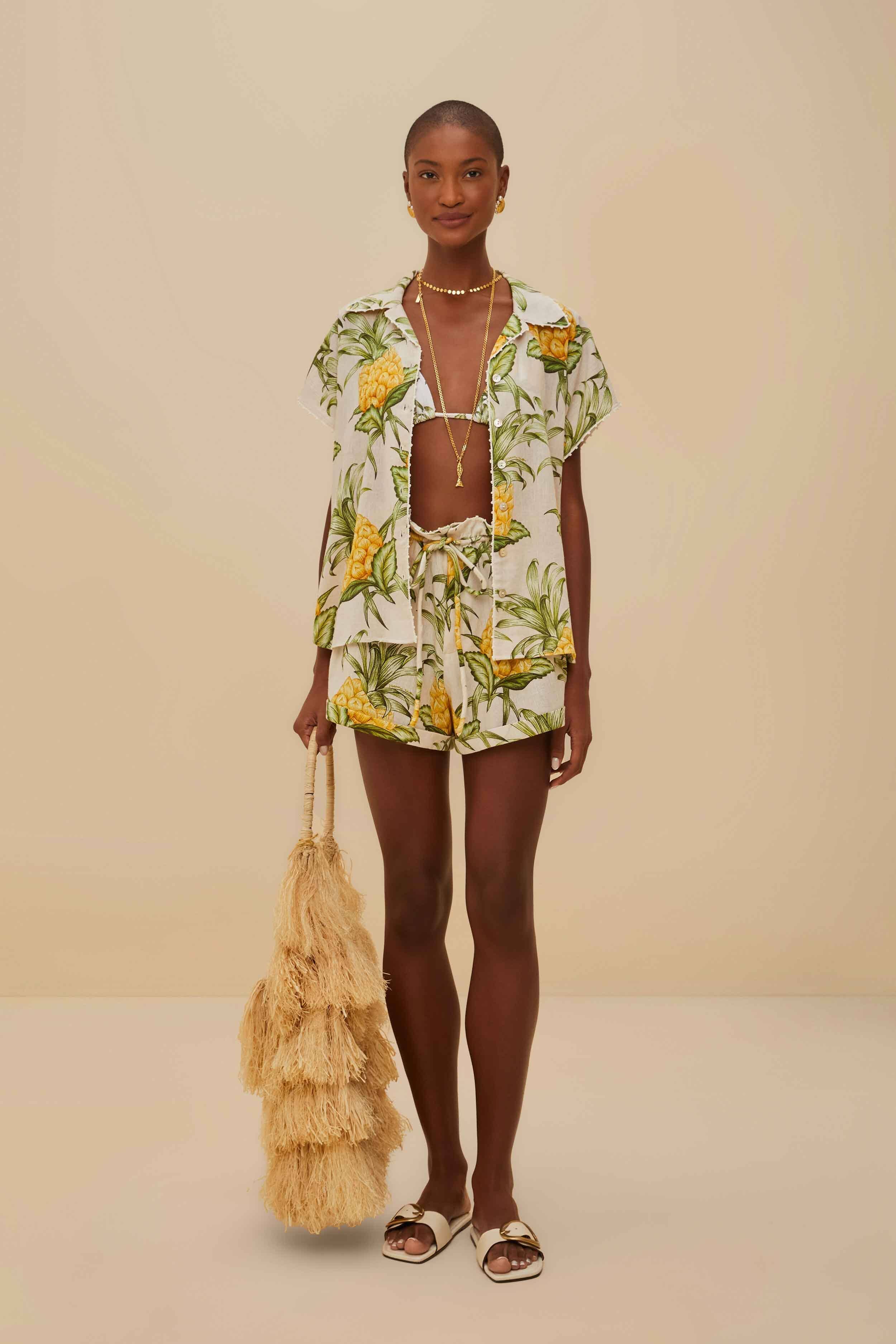 Off-White Delicate Pineapple Shirt - Image 2
