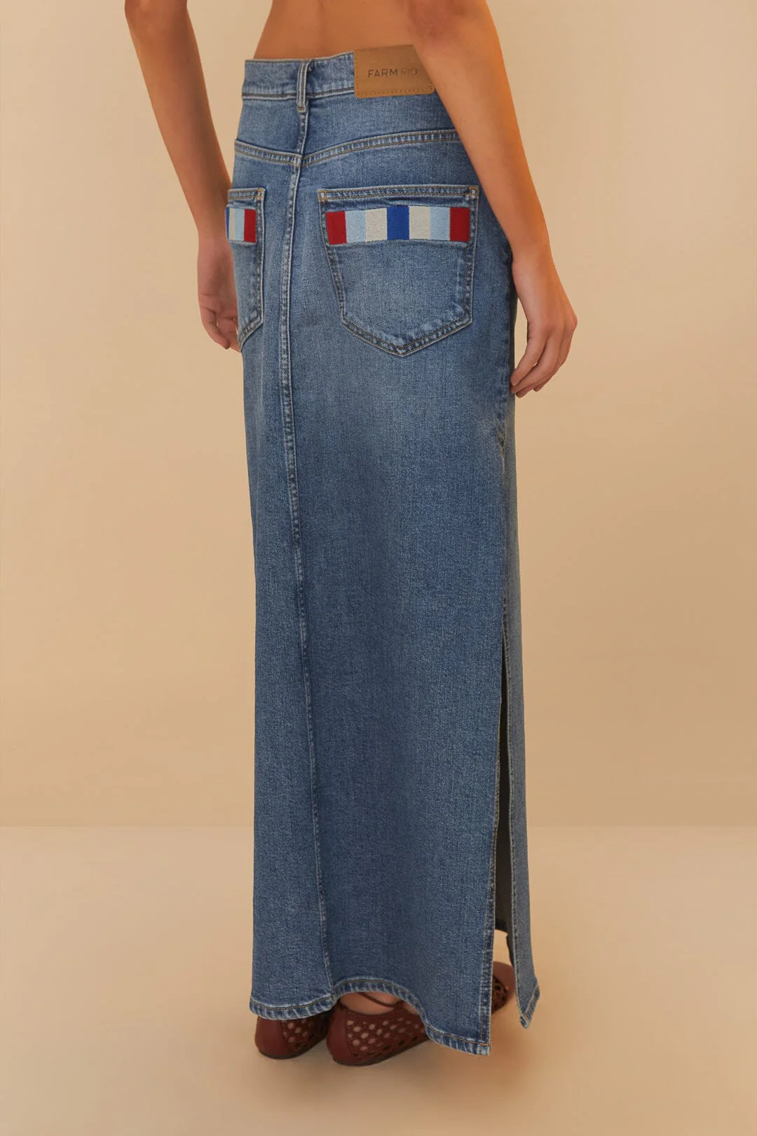 DENIM LONG SKIRTS - Image 4