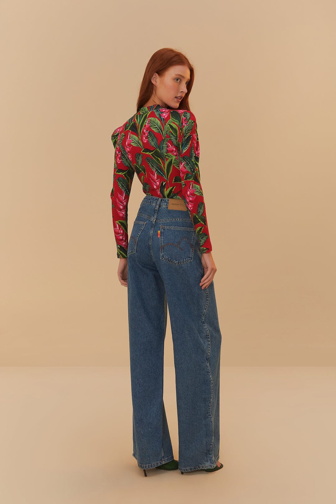 DENIM PANTS HIGH WAIST SNIP WAVE - Image 4