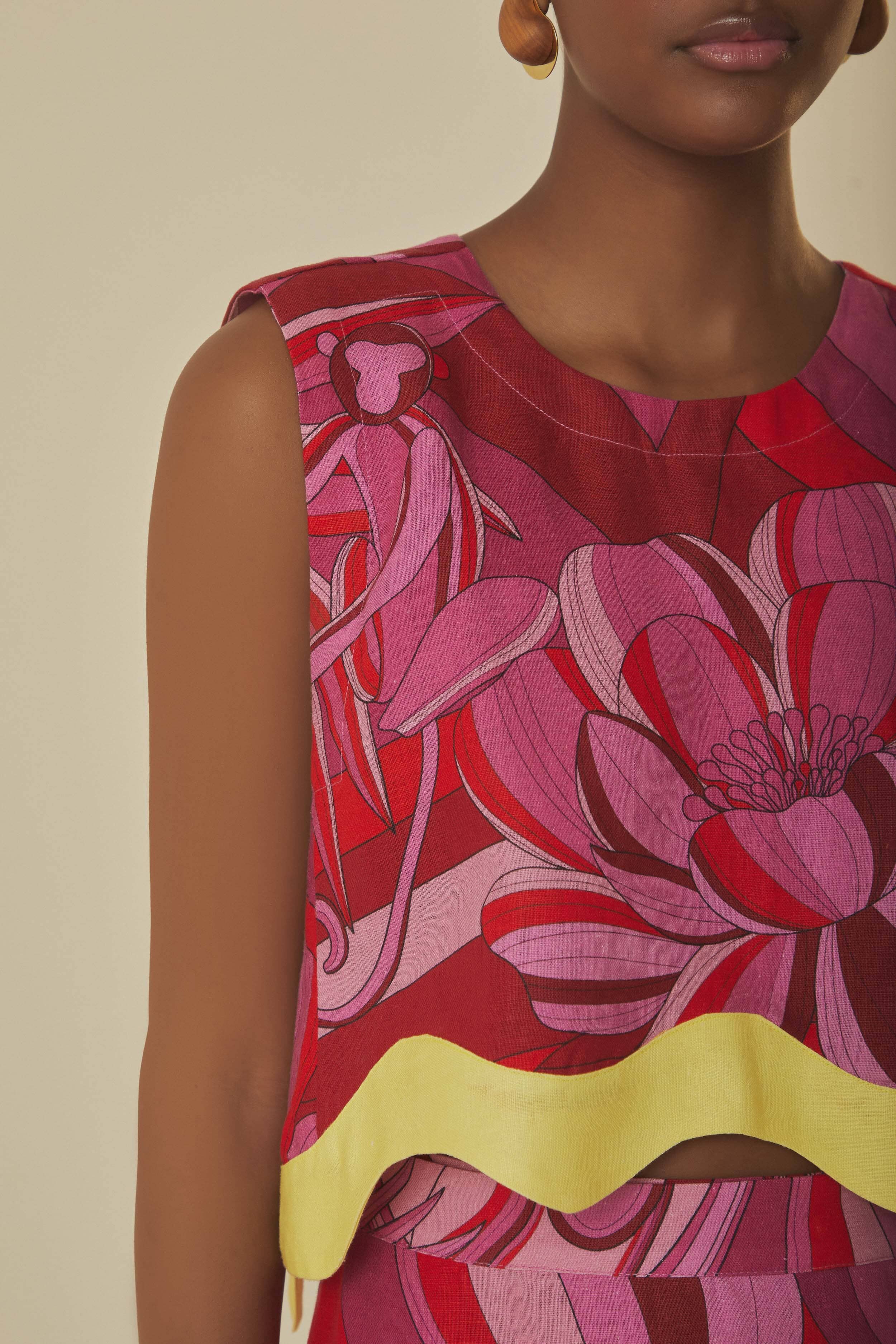 Red Endless Summer Crop Top - Image 3