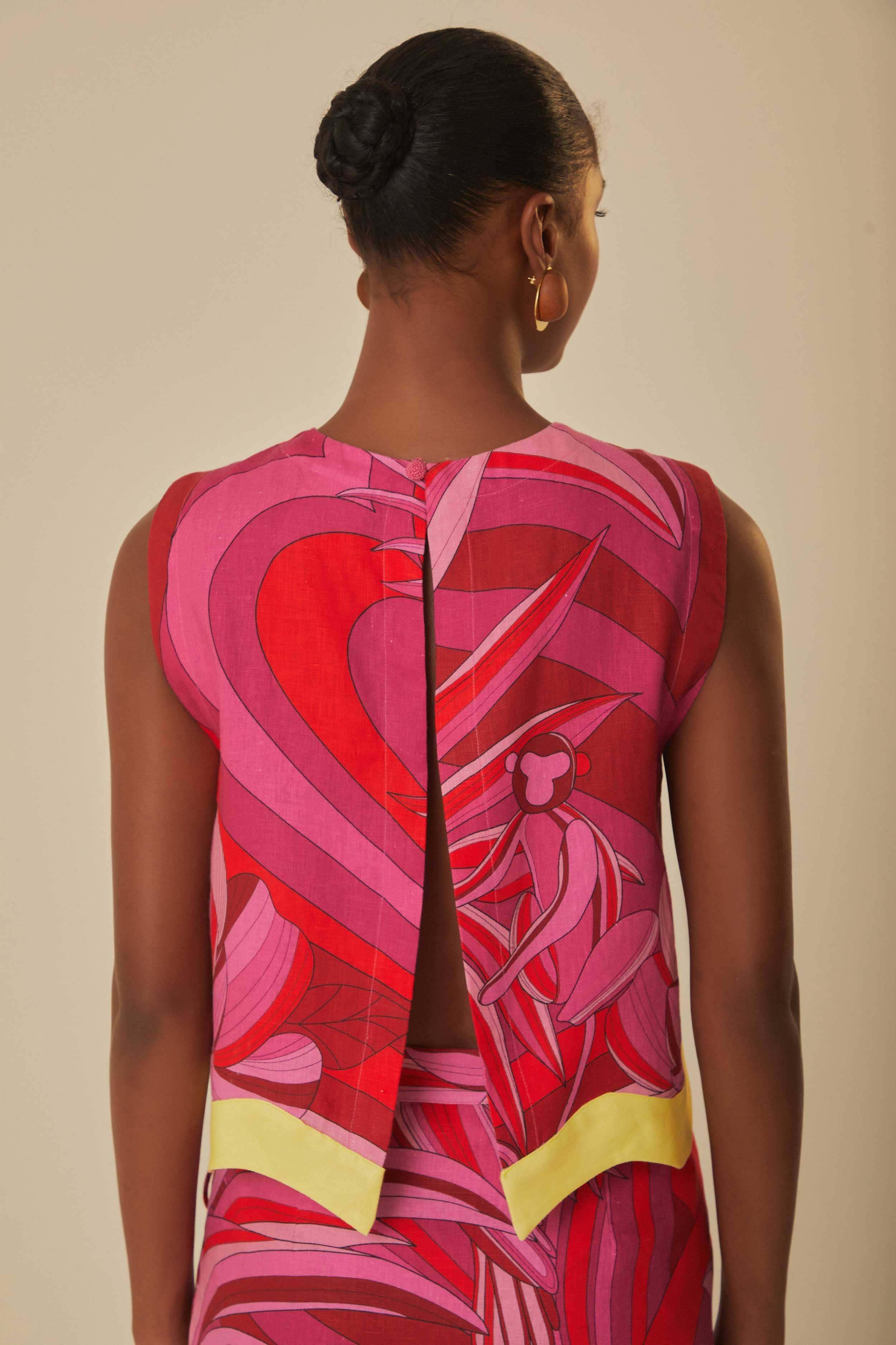 Red Endless Summer Crop Top - Image 4