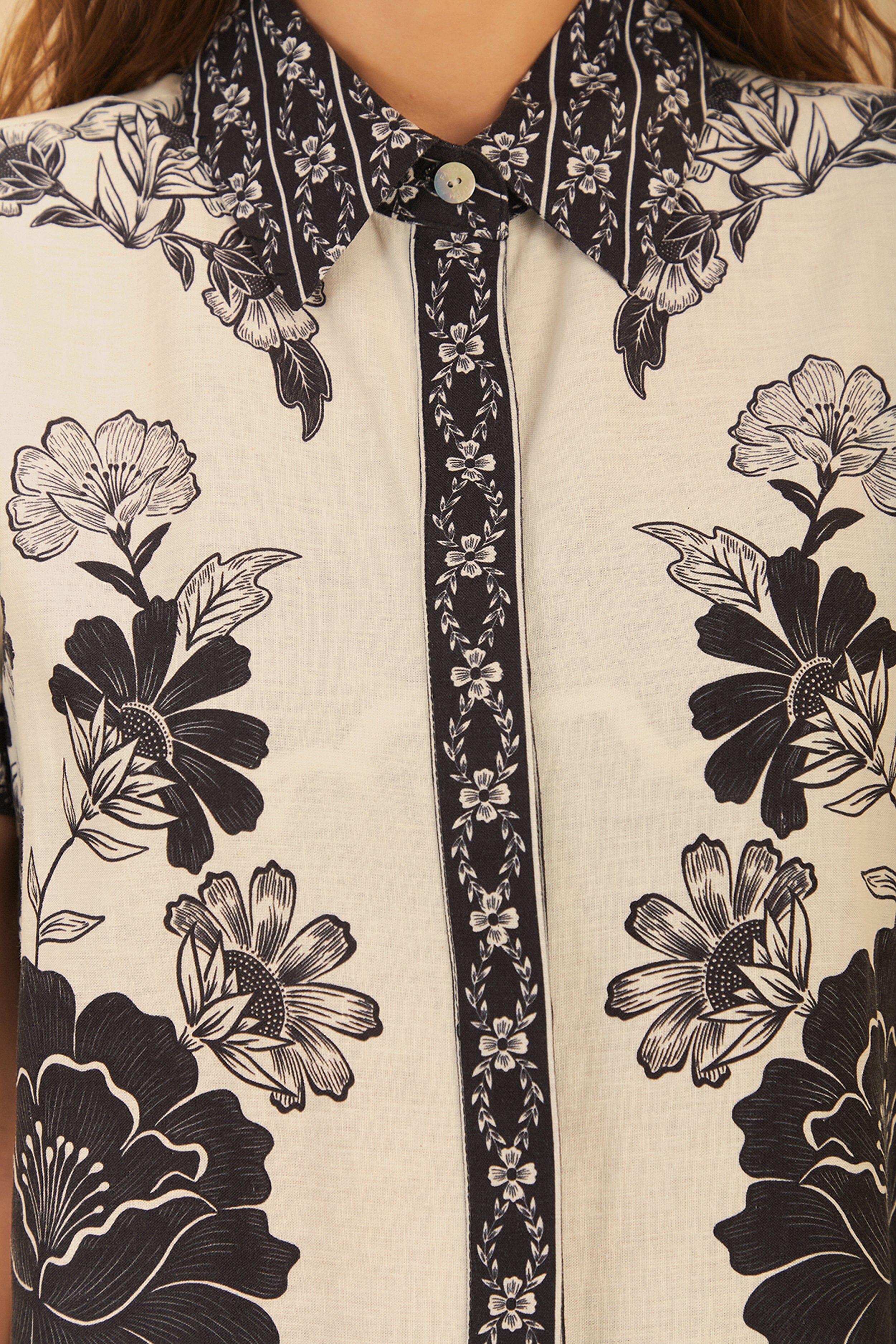 Off-White Flower Leopards Shirt - Image 5