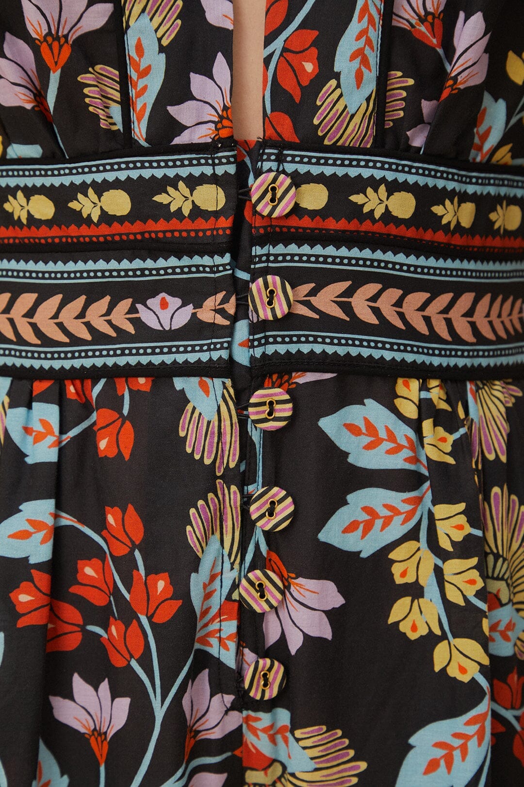 Flowery Black Jumpsuit - Image 6