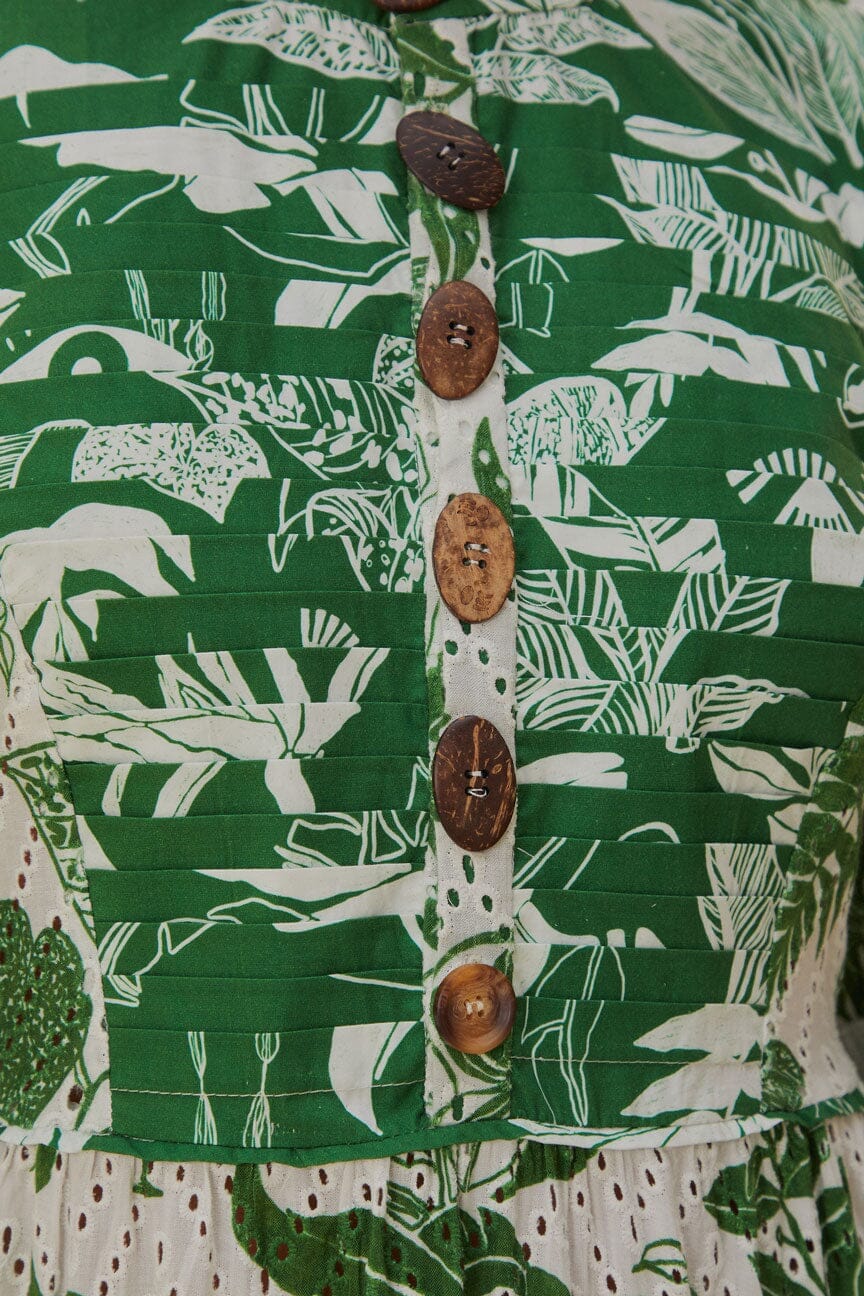 Forest Soul Short Sleeve Midi Dress - Image 5