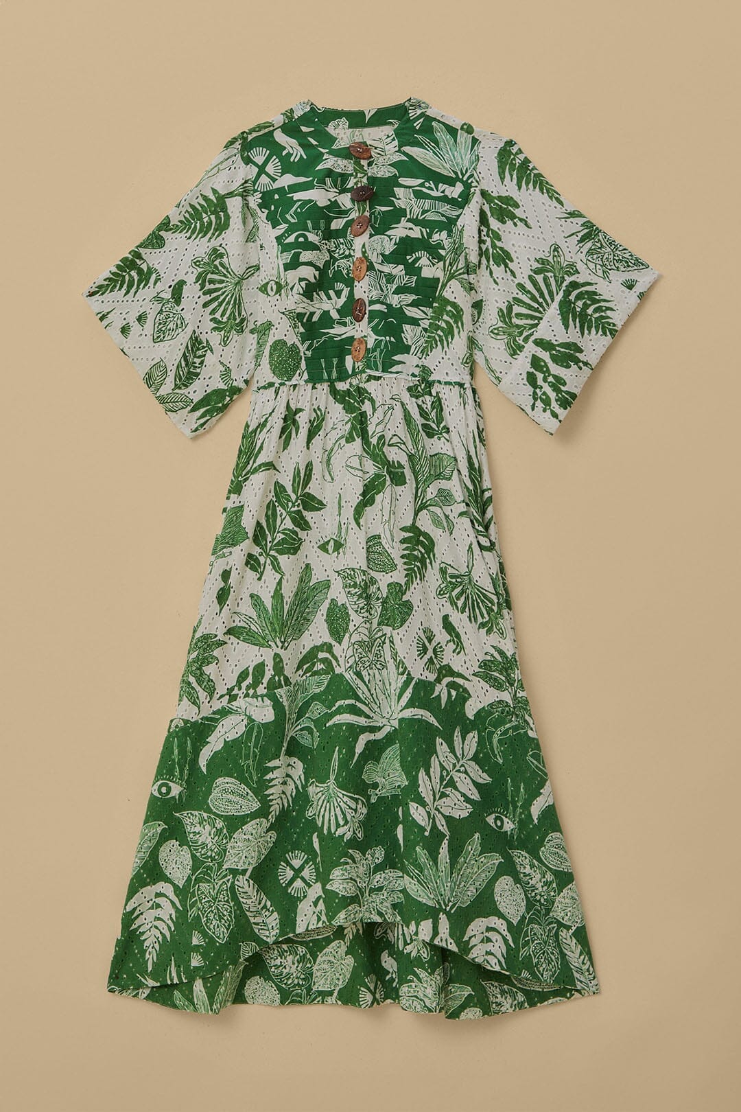 Forest Soul Short Sleeve Midi Dress - Image 6