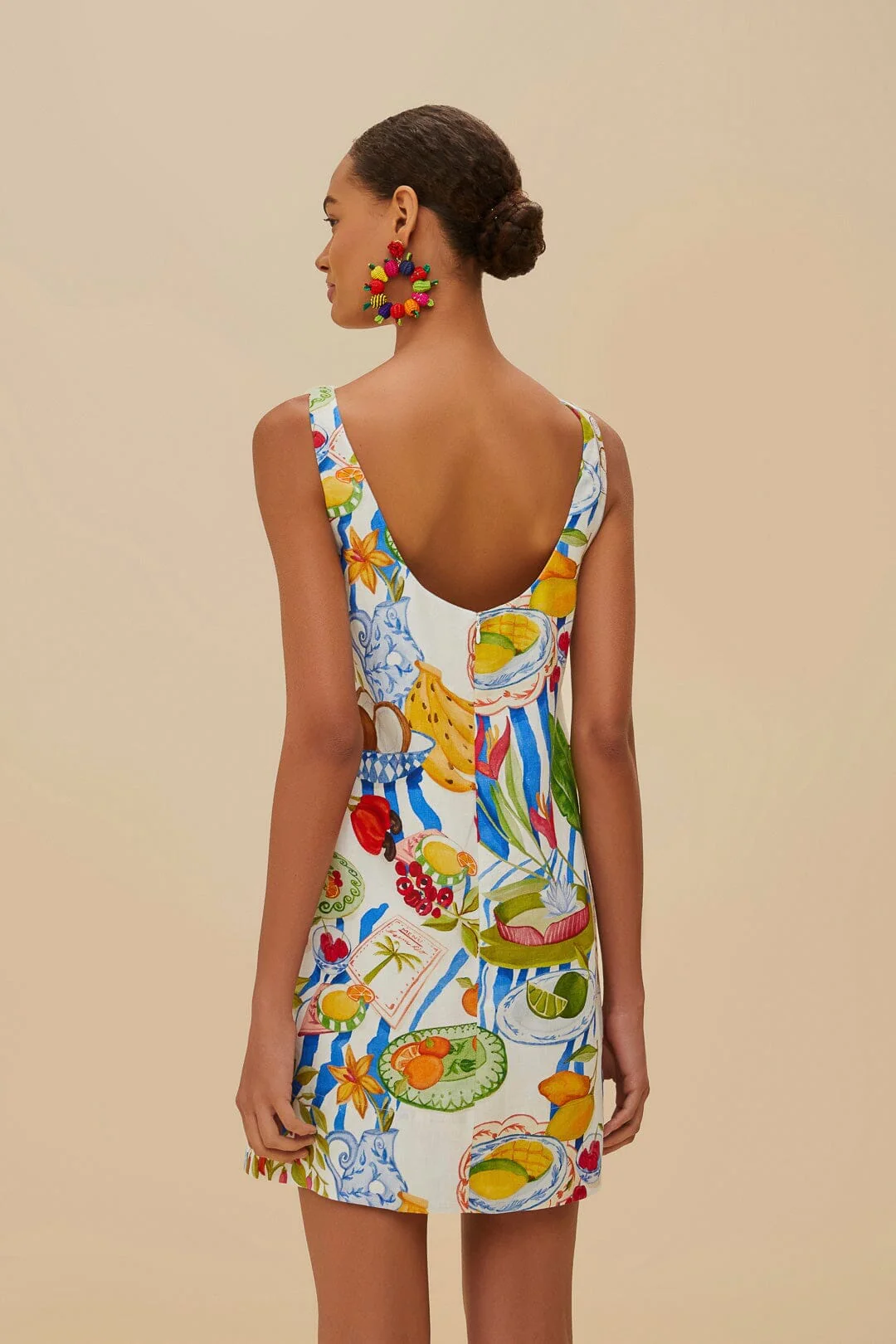 Off-White Fresh Table Euroflax™ Premium Linen Mini Dress - Image 3