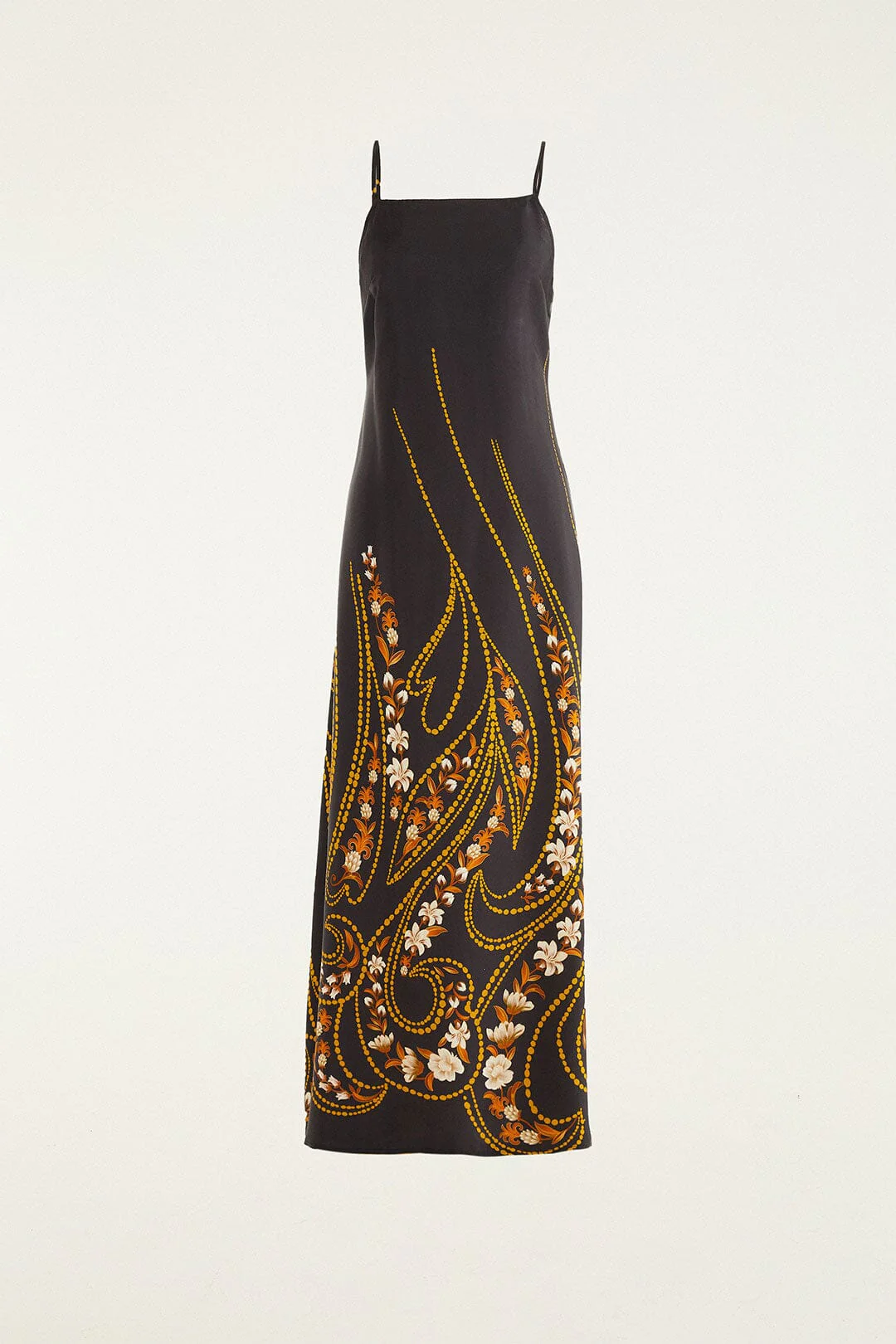 Black Garden Lenzing™ Ecovero™ Viscose Slip Midi Dress - Image 7