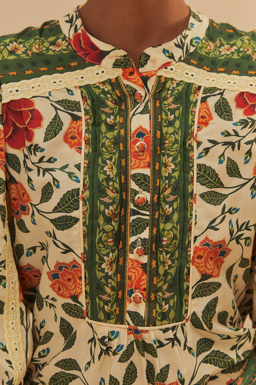 GARDEN TAPESTRY SAND BLOUSE - Image 5