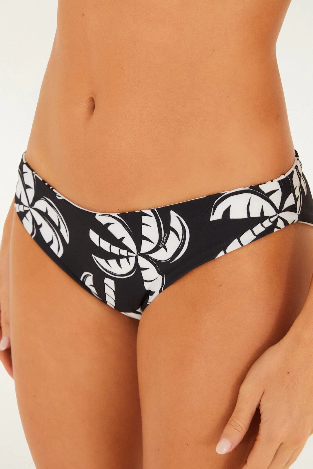 Off-White Graphic Palms Low Waist Reversible Full Bikini Bottom - Image 2