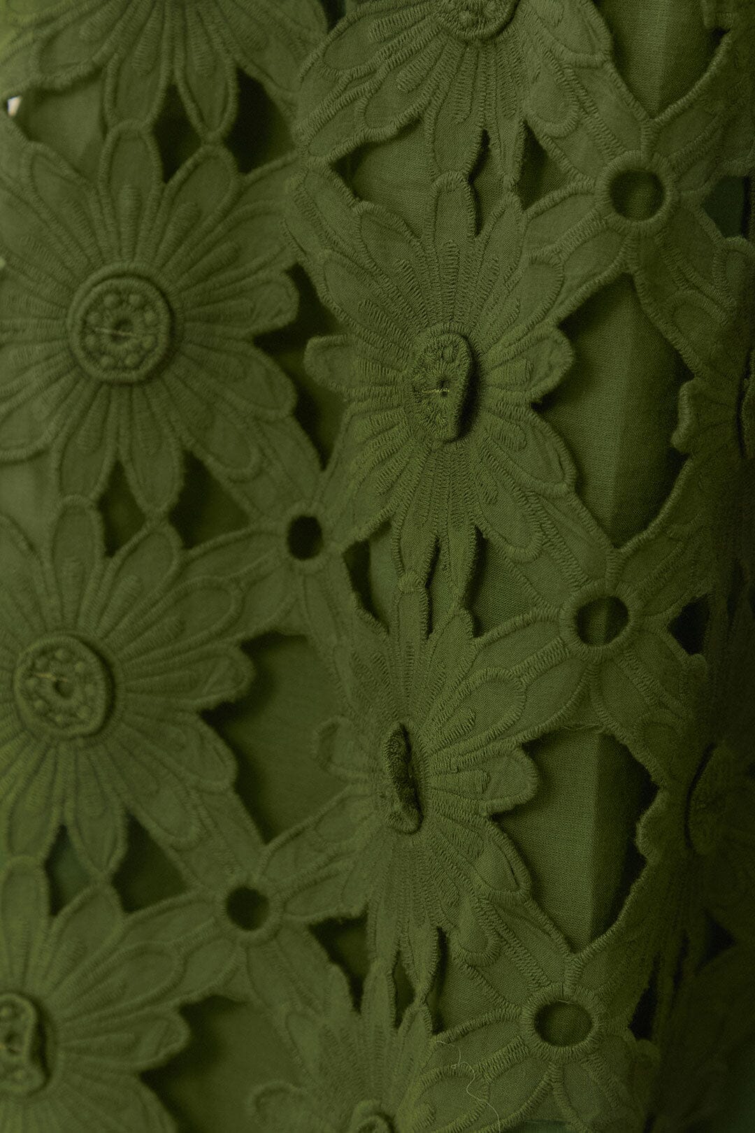 GREEN RICHILIEU MIDI SKIRT - Image 6