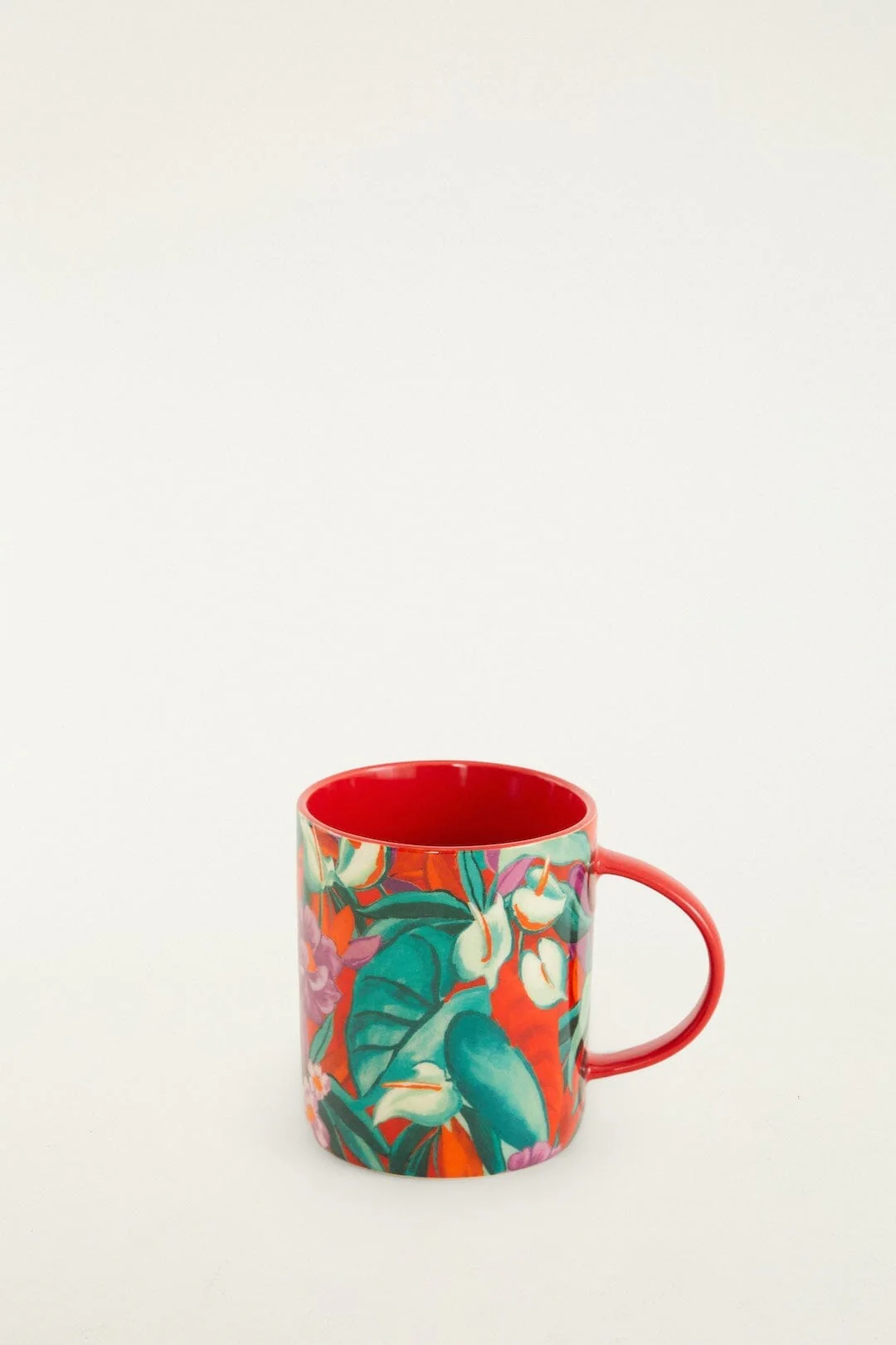 Red Floral Happiness To Drink Set - Image 3