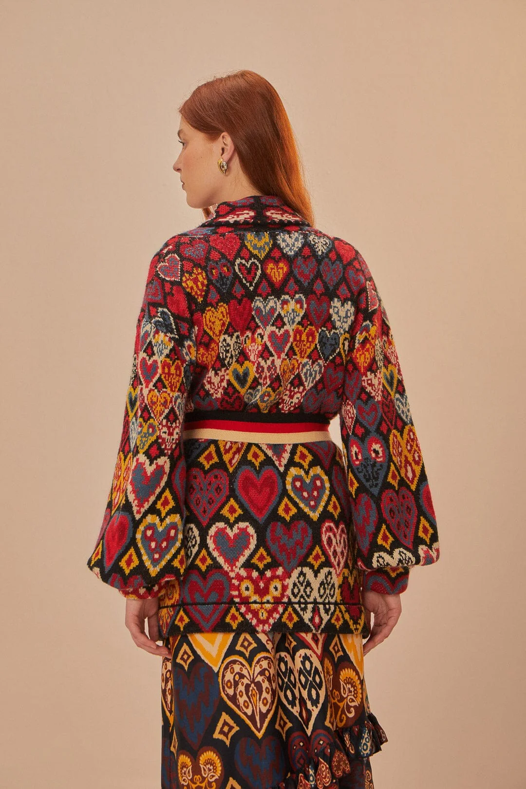 Hearts Ikat Knit Blazer - Image 4