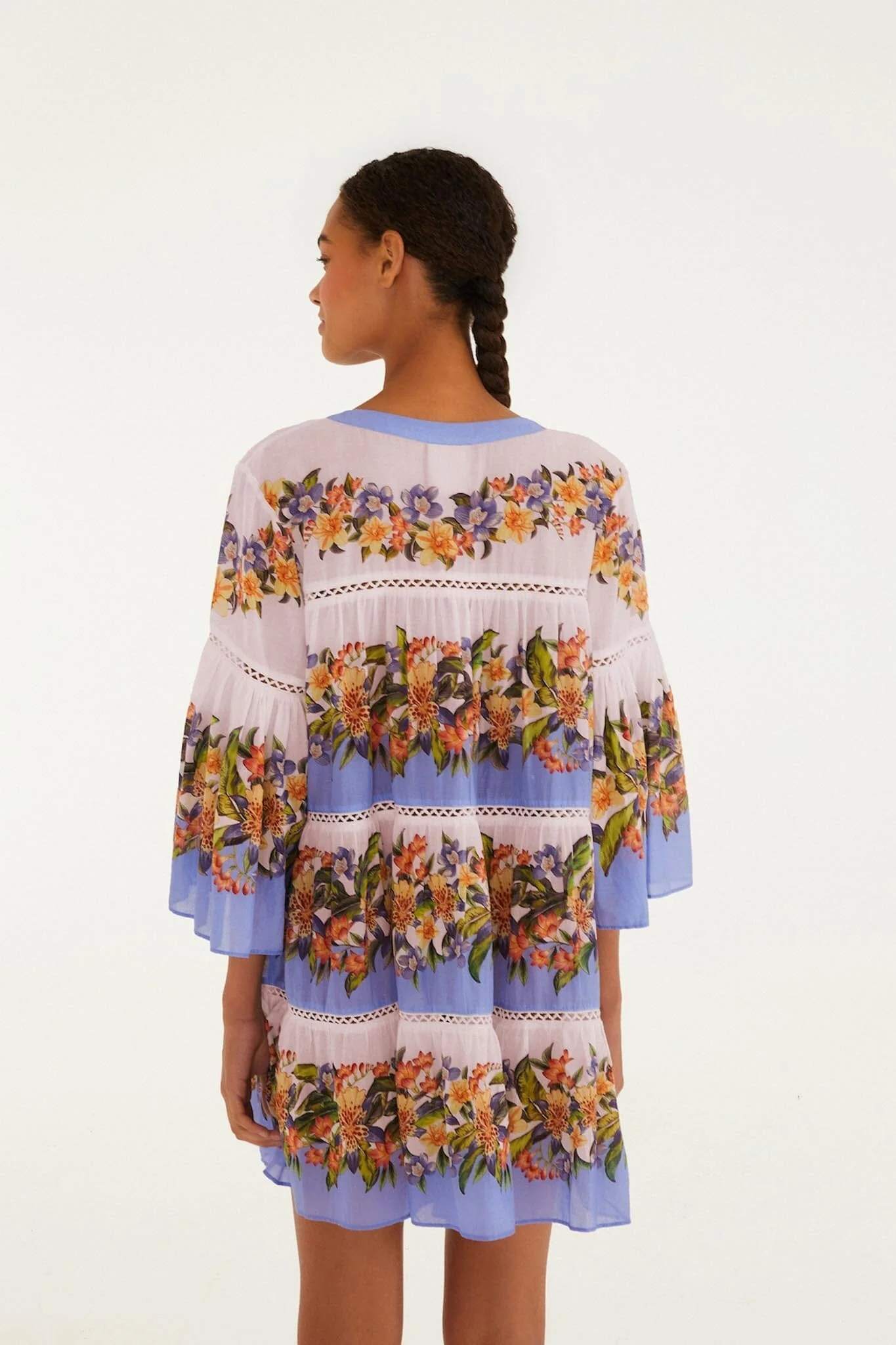 Light Blush Hilo Stripes Mini Dress - Image 4
