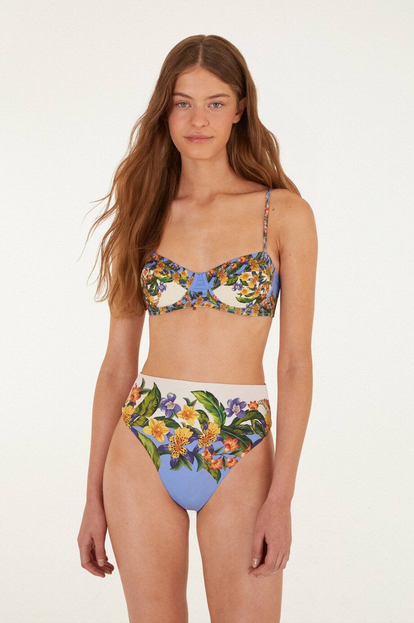 Light Blush Hilo Stripes Underwire Bikini Top - Image 2