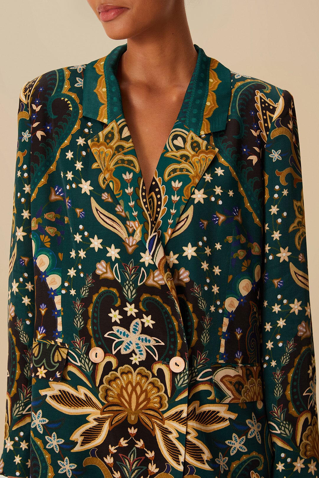 Black Jaipur LENZING™ ECOVERO™ Viscose Blazer - Image 3