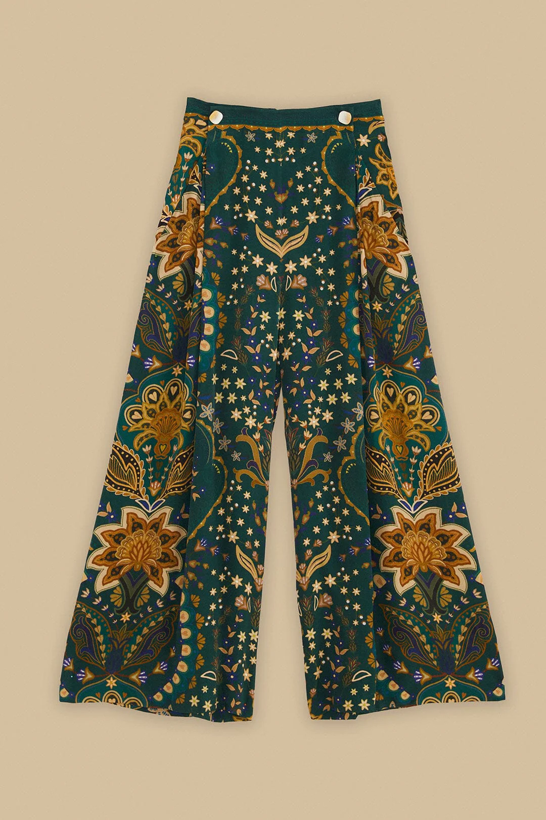 Black Jaipur LENZING™ ECOVERO™ Viscose Flare Pants - Image 5
