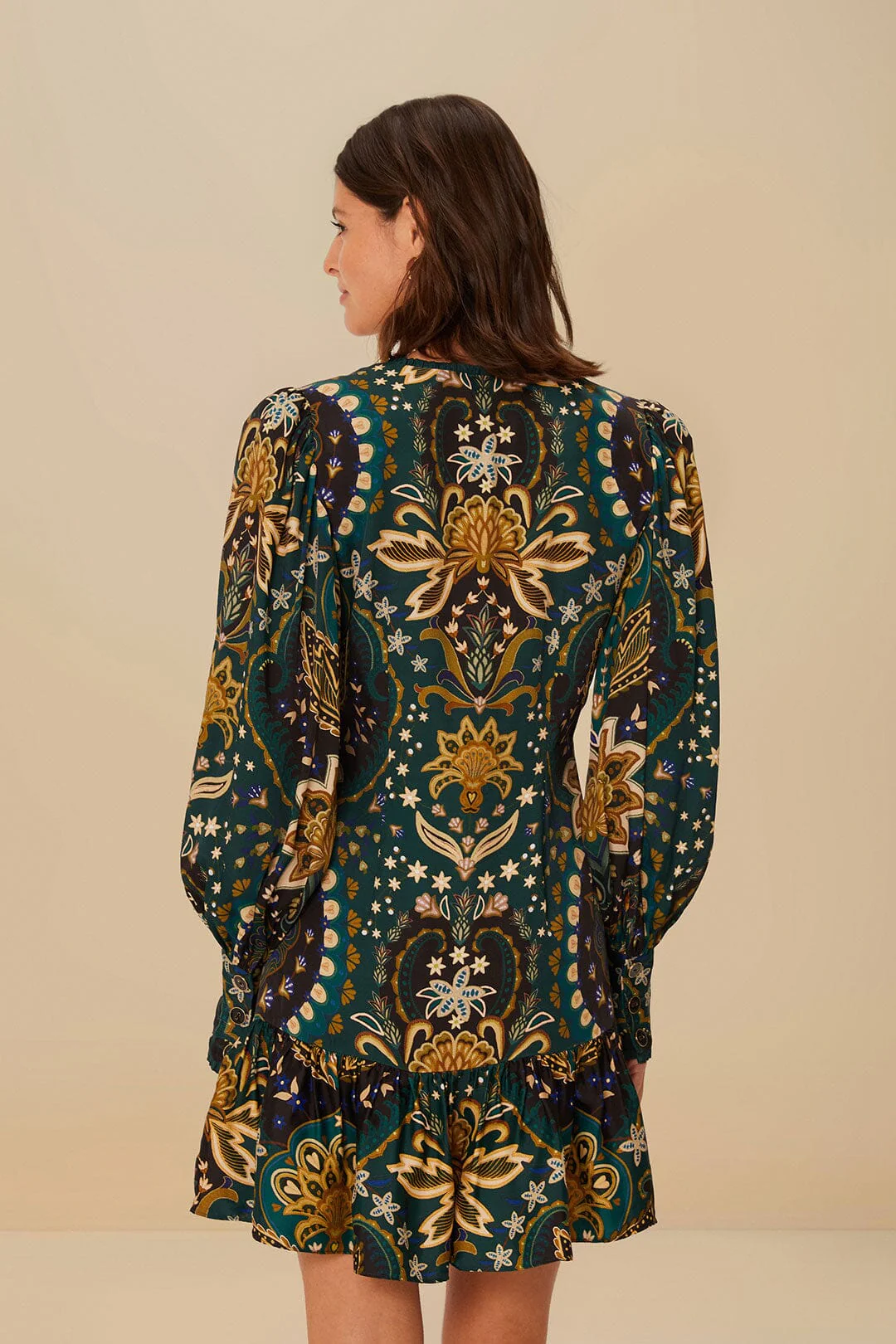 Black Jaipur LENZING™ ECOVERO™ Viscose Mini Dress - Image 3