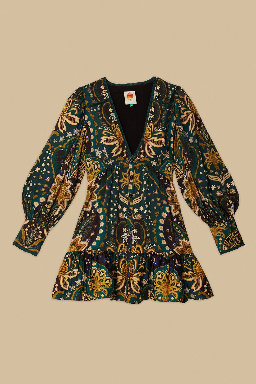 Black Jaipur LENZING™ ECOVERO™ Viscose Mini Dress - Image 4