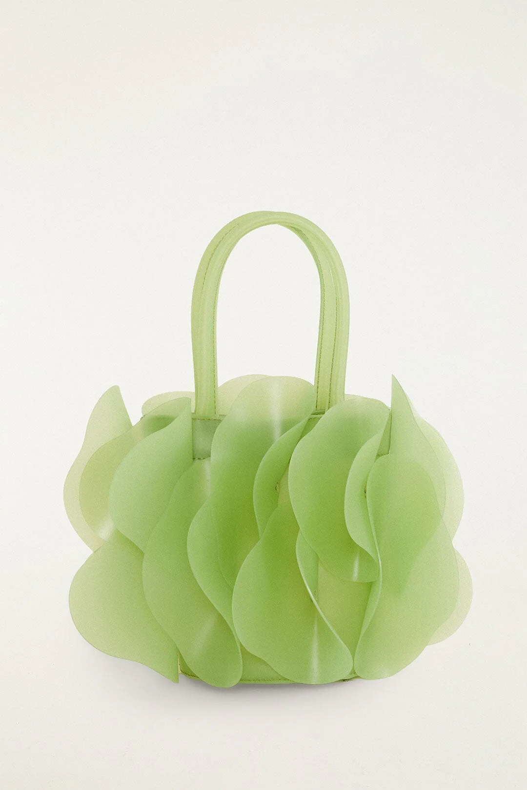 Green Jelly Flower Bag