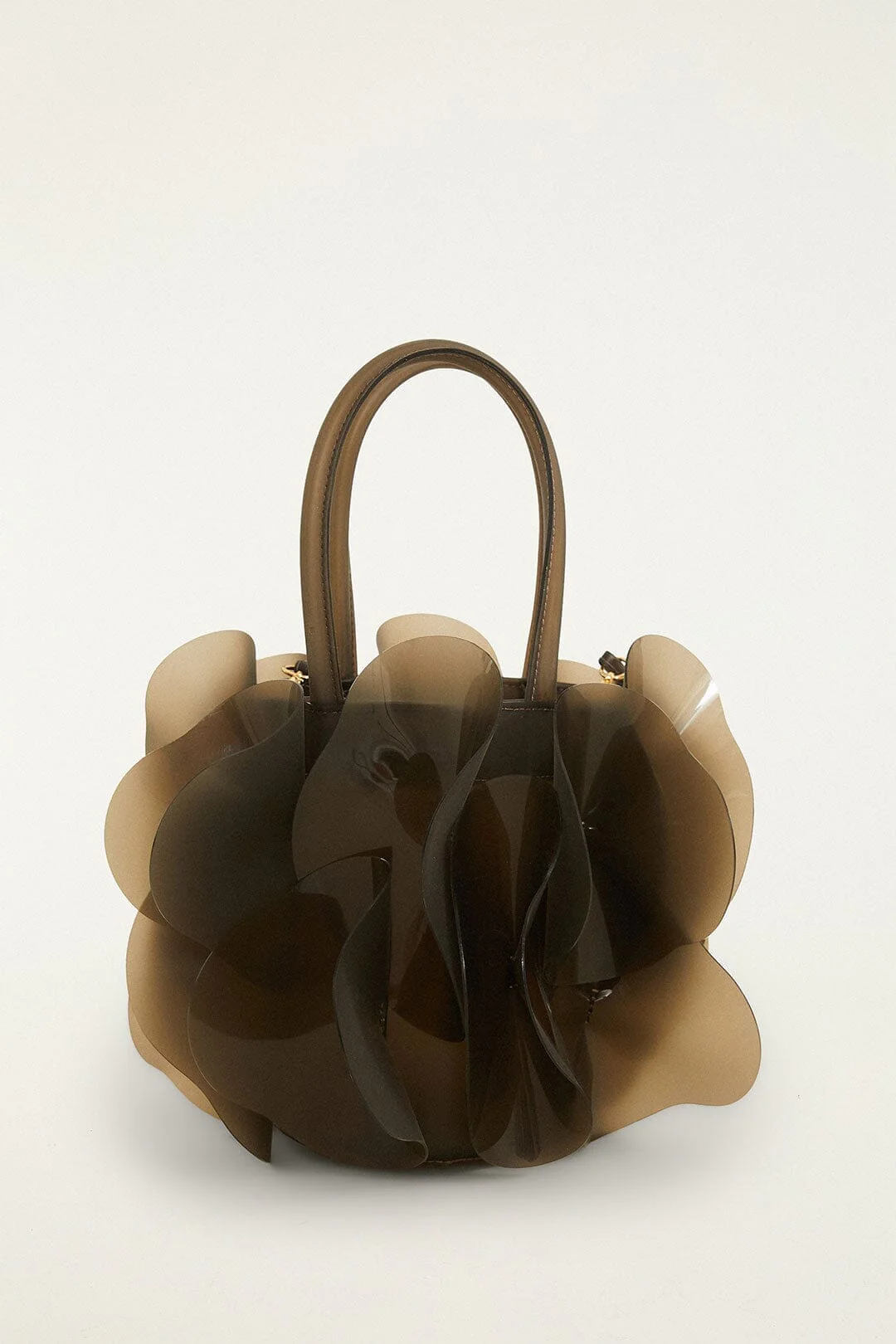 Dark Olive Jelly Flower Bag