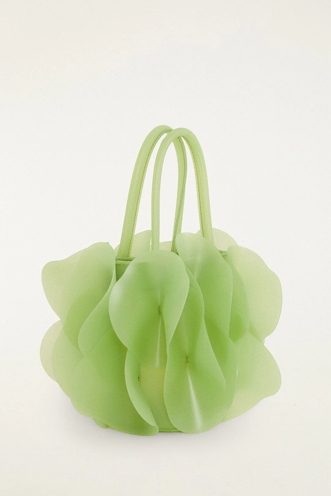 Green Jelly Flower Bag - Image 2