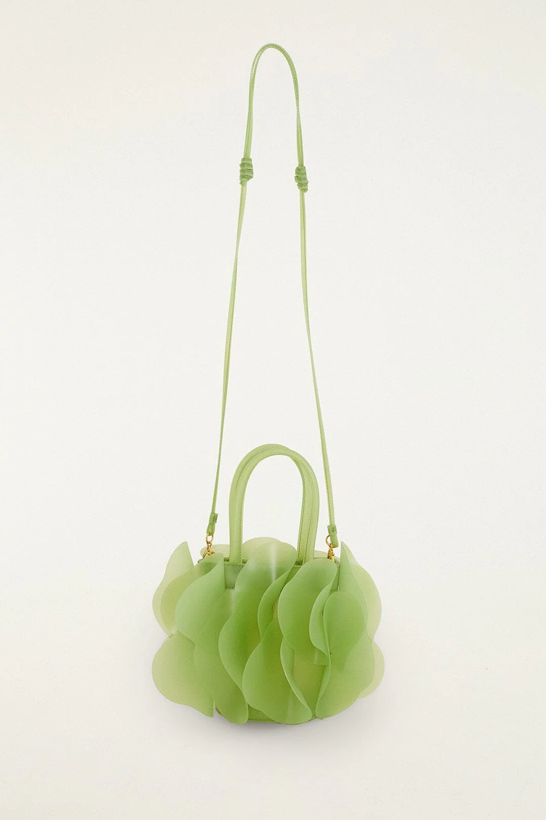 Green Jelly Flower Bag - Image 4